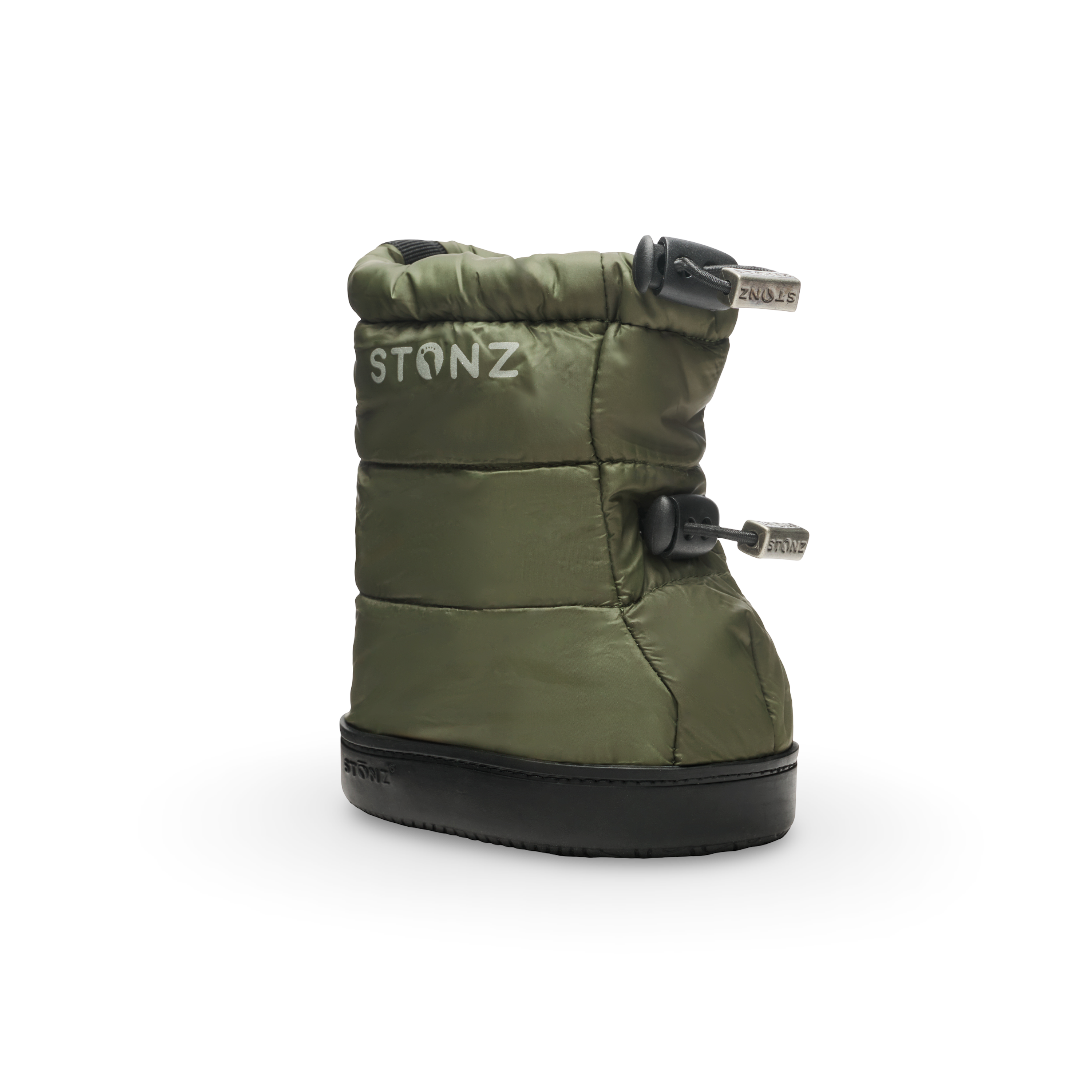 Puffer Bootie Toddler – Insulated, Water-Resistant Cold Weather Booties - Stonz alt::Cypress