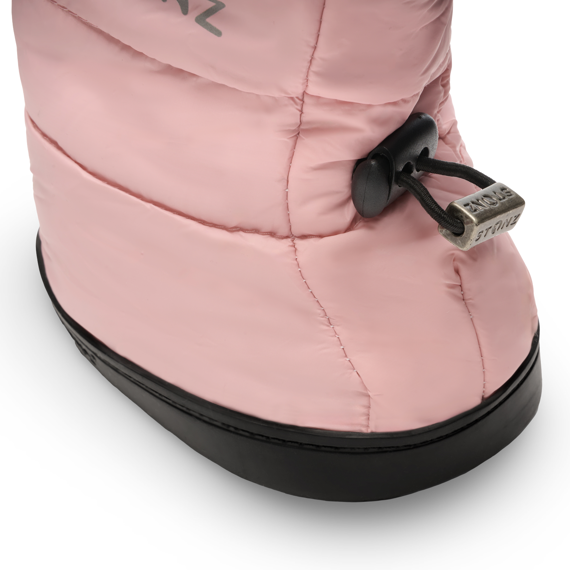 Puffer Bootie Toddler – Insulated, Water-Resistant Cold Weather Booties - Stonz alt::Haze Pink