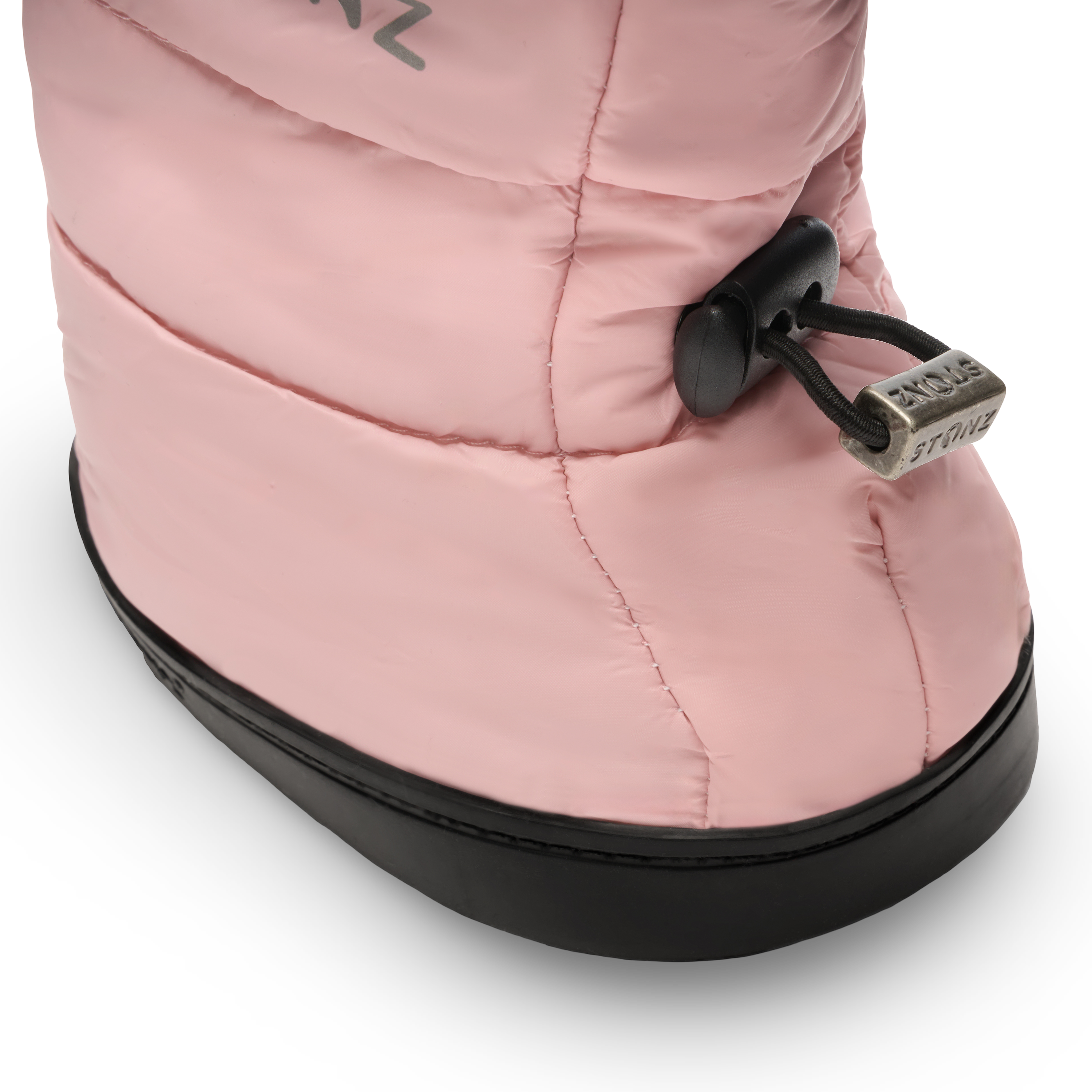 Puffer Bootie Toddler – Insulated, Water-Resistant Cold Weather Booties - Stonz alt::Haze Pink
