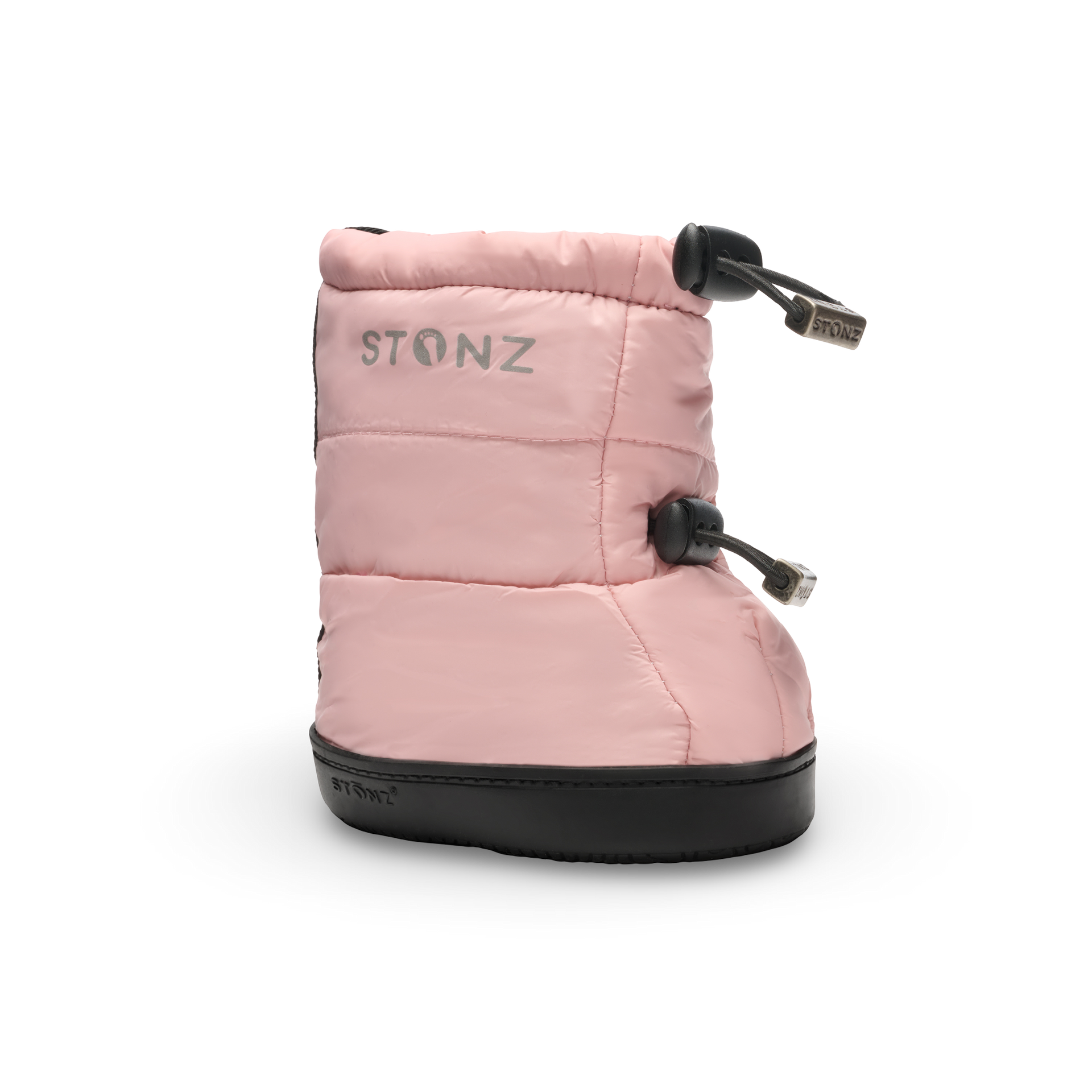 Puffer Bootie Toddler – Insulated, Water-Resistant Cold Weather Booties - Stonz alt::Haze Pink