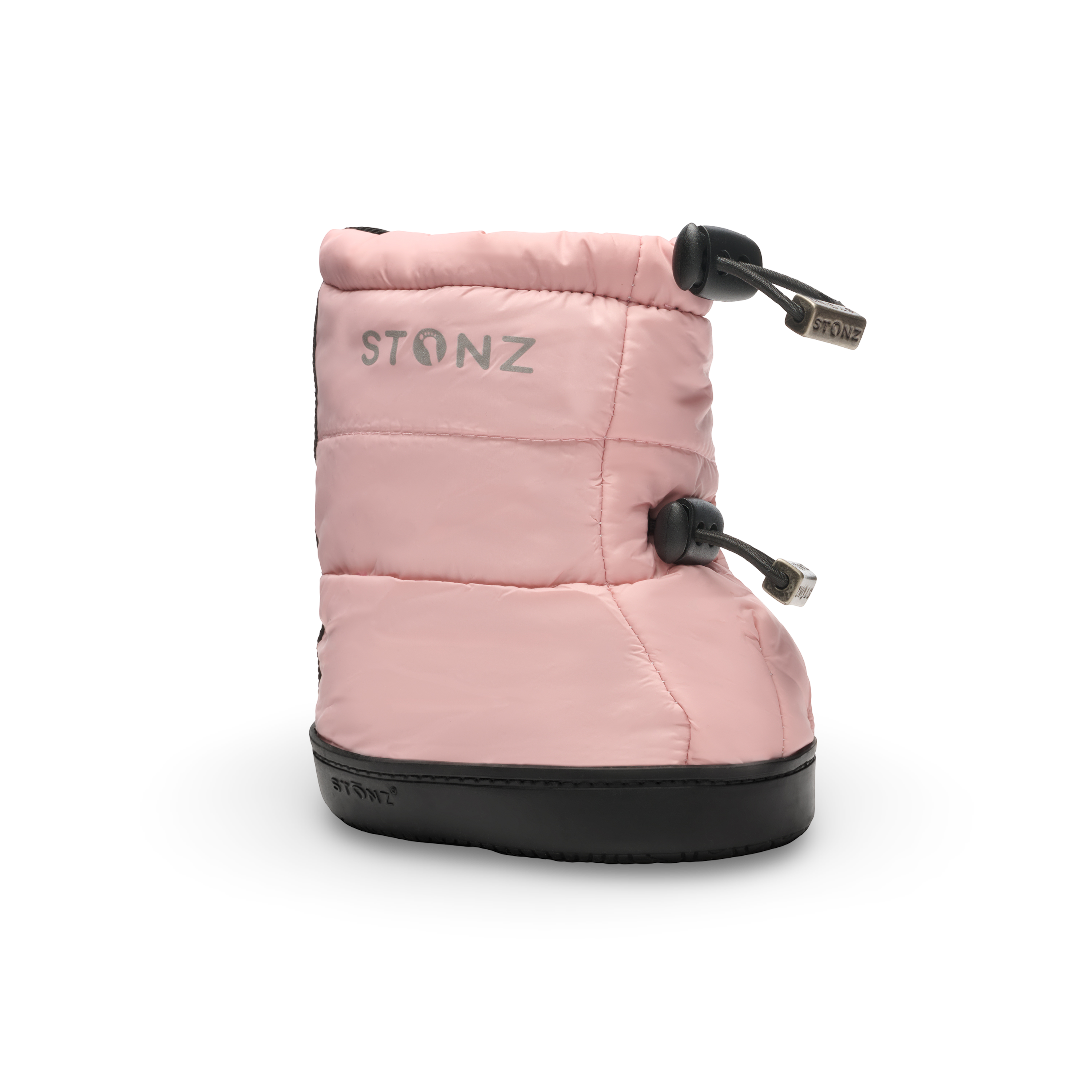 Puffer Bootie Toddler – Insulated, Water-Resistant Cold Weather Booties - Stonz alt::Haze Pink