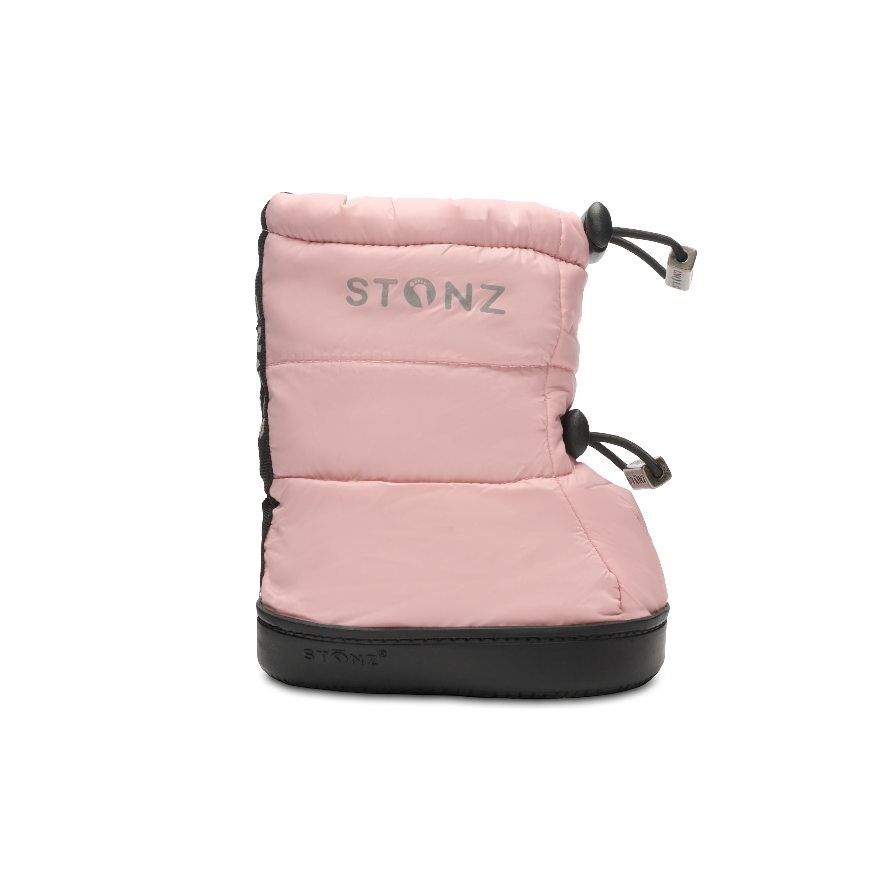 Puffer Bootie Toddler – Insulated, Water-Resistant Cold Weather Booties - Stonz alt::Haze Pink