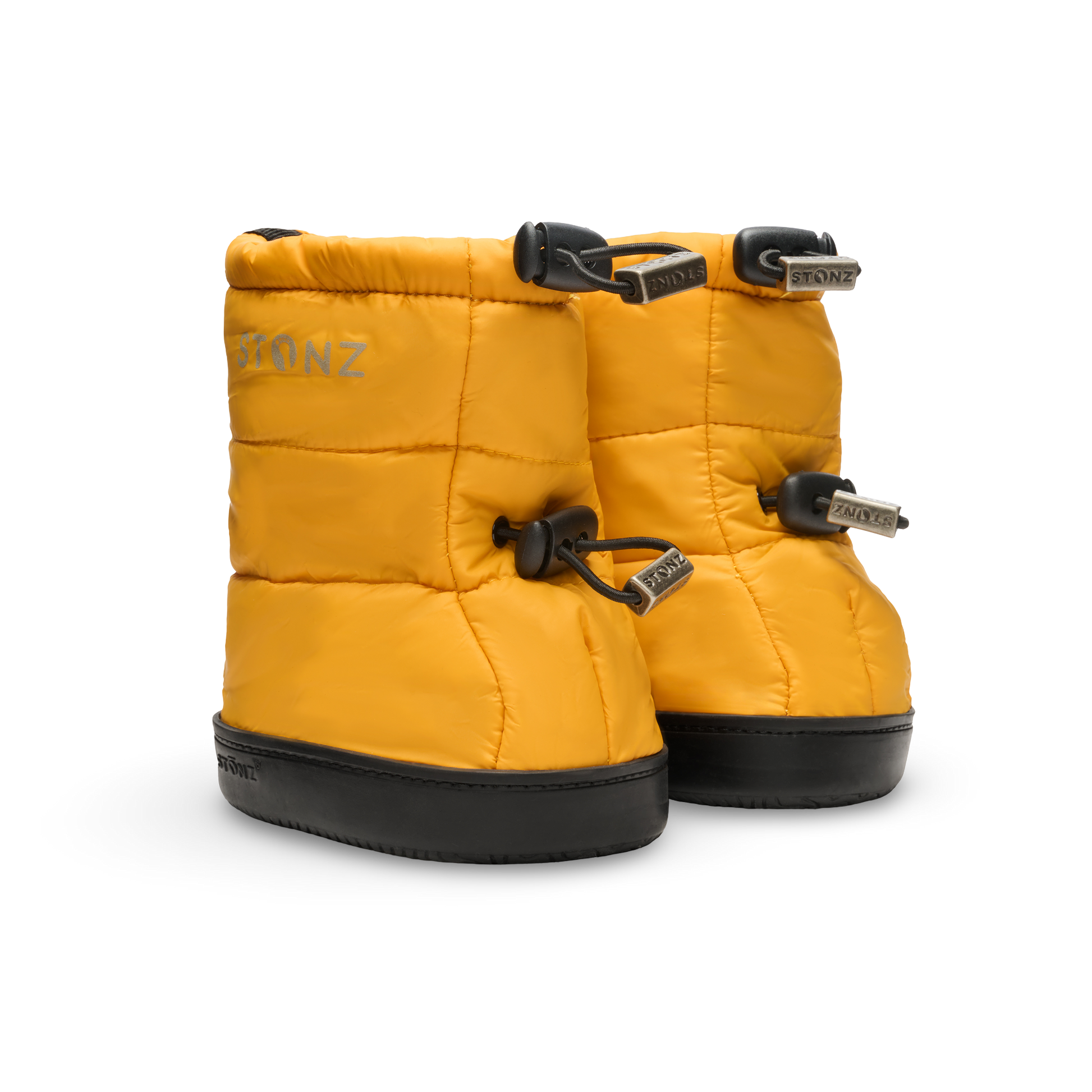 Puffer Bootie Toddler – Insulated, Water-Resistant Cold Weather Booties - Stonz alt::Sunflower