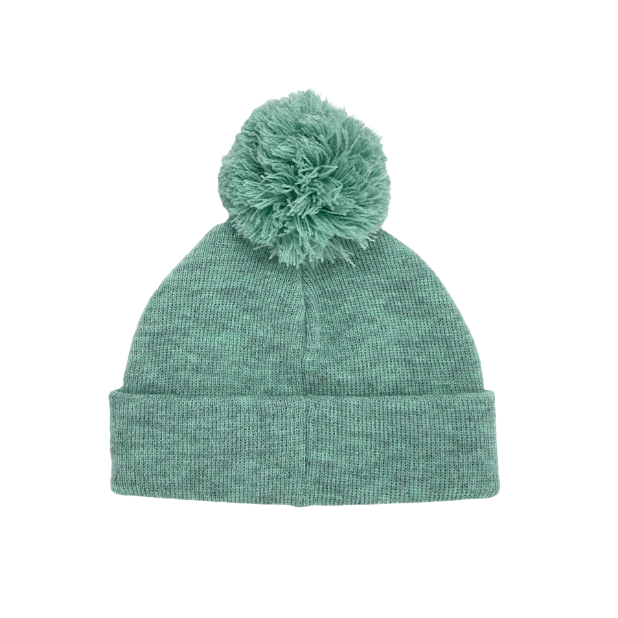 Pom Beanie for Babies, Toddlers and Kids - Stonz alt::Heather Summer Haze