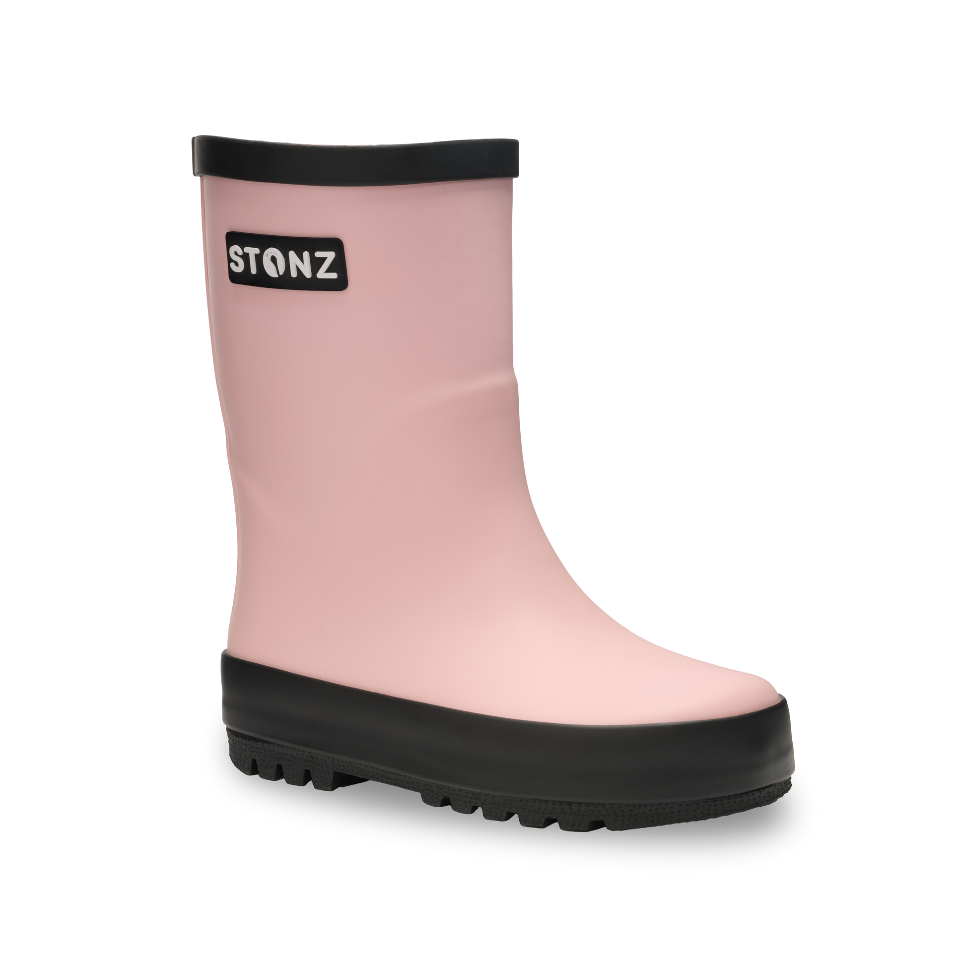 Waterproof Rain Boots for Toddlers and Kids - Stonz alt::Haze Pink - Lotus
