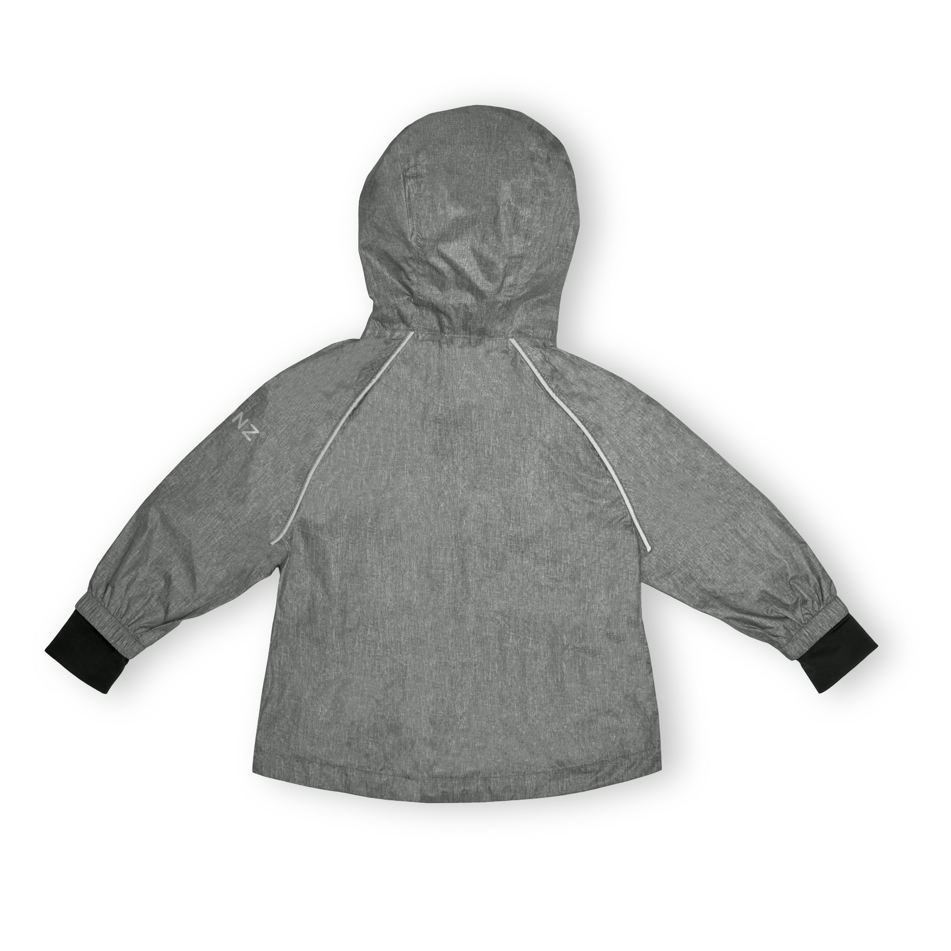Waterproof Rain Jacket for Babies, Toddlers and Kids - Stonz alt::Heather Grey