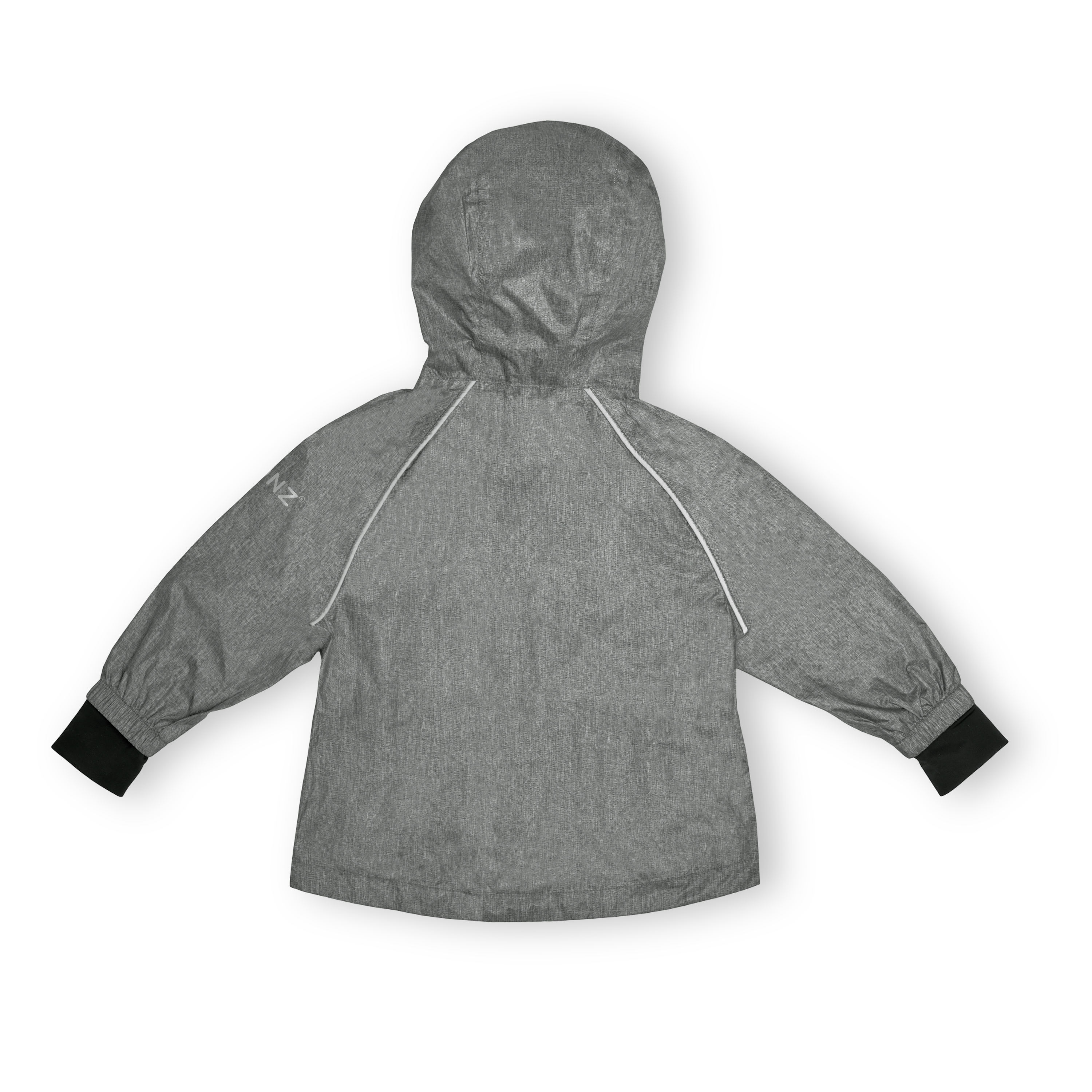 Waterproof Rain Jacket for Babies, Toddlers and Kids - Stonz alt::Heather Grey