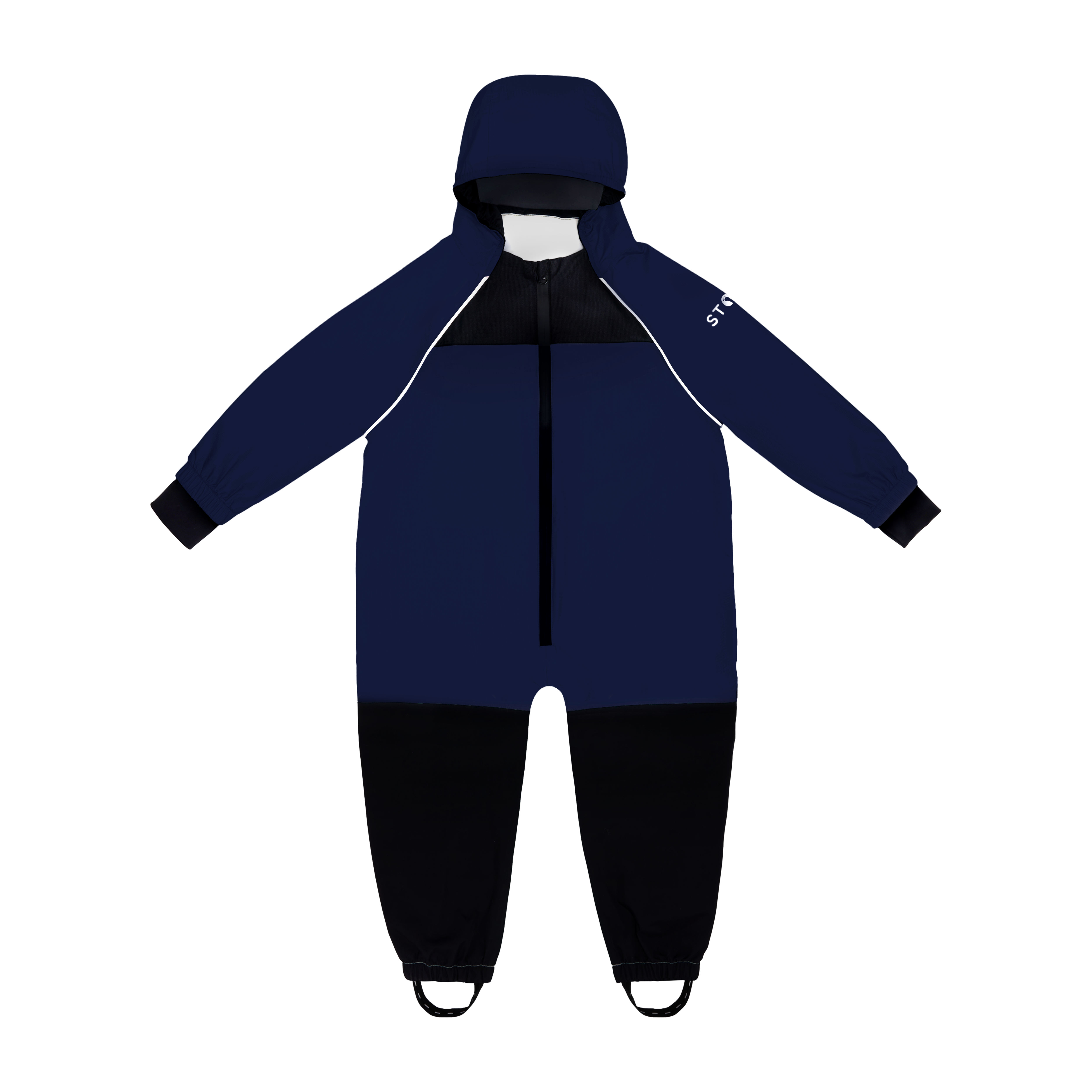 Waterproof Rain Suit for Babies, Toddlers and Kids - Stonz alt::Navy