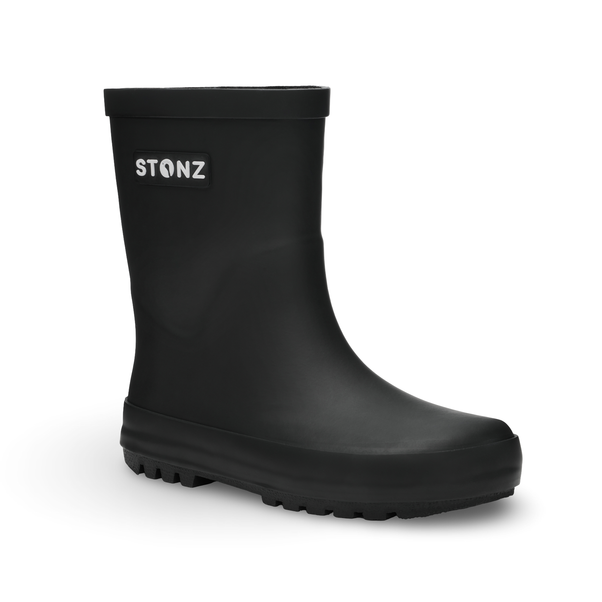 Waterproof Rain Boots for Toddlers and Kids - Stonz alt::Black
