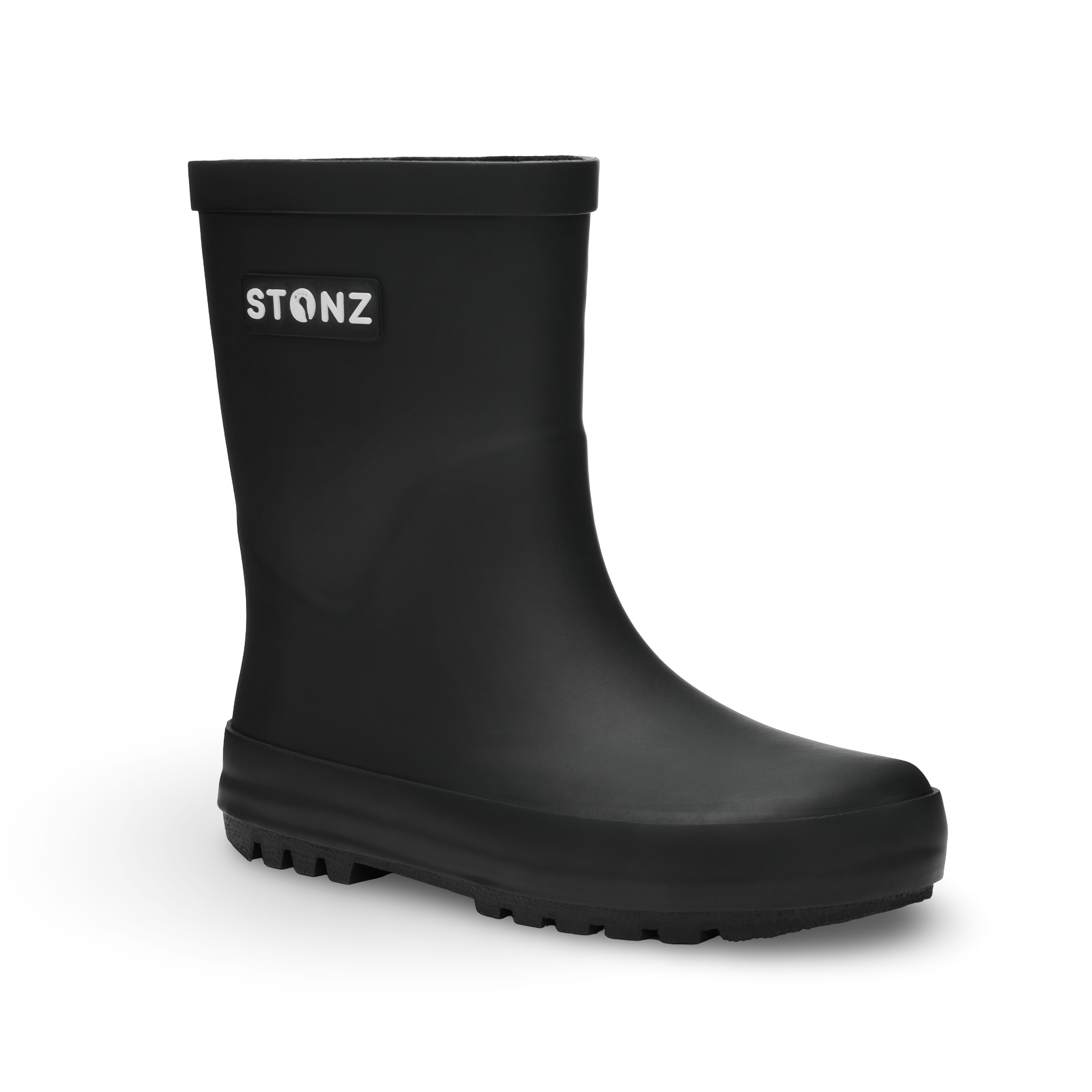 Waterproof Rain Boots for Toddlers and Kids - Stonz alt::Black