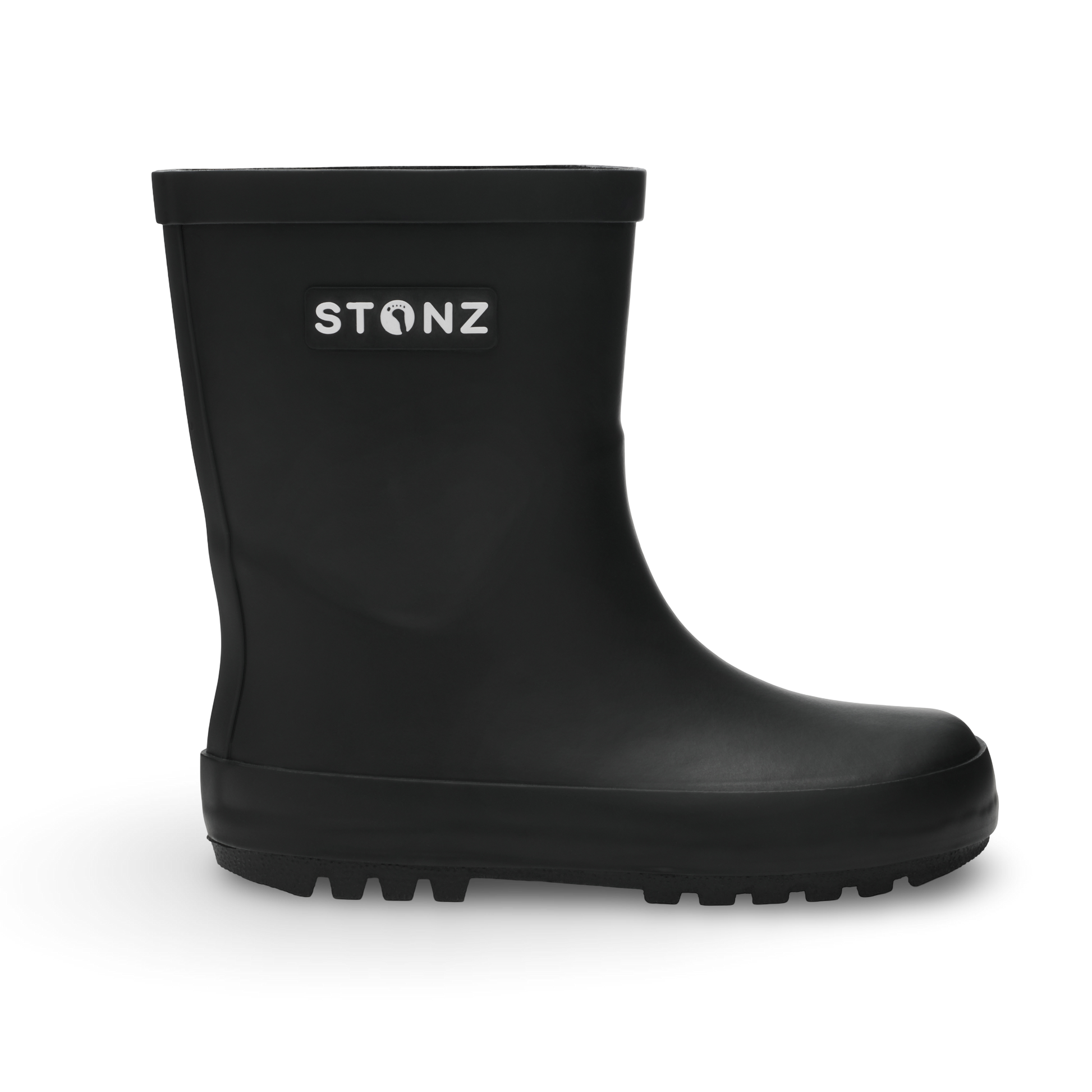 Waterproof Rain Boots for Toddlers and Kids - Stonz alt::Black
