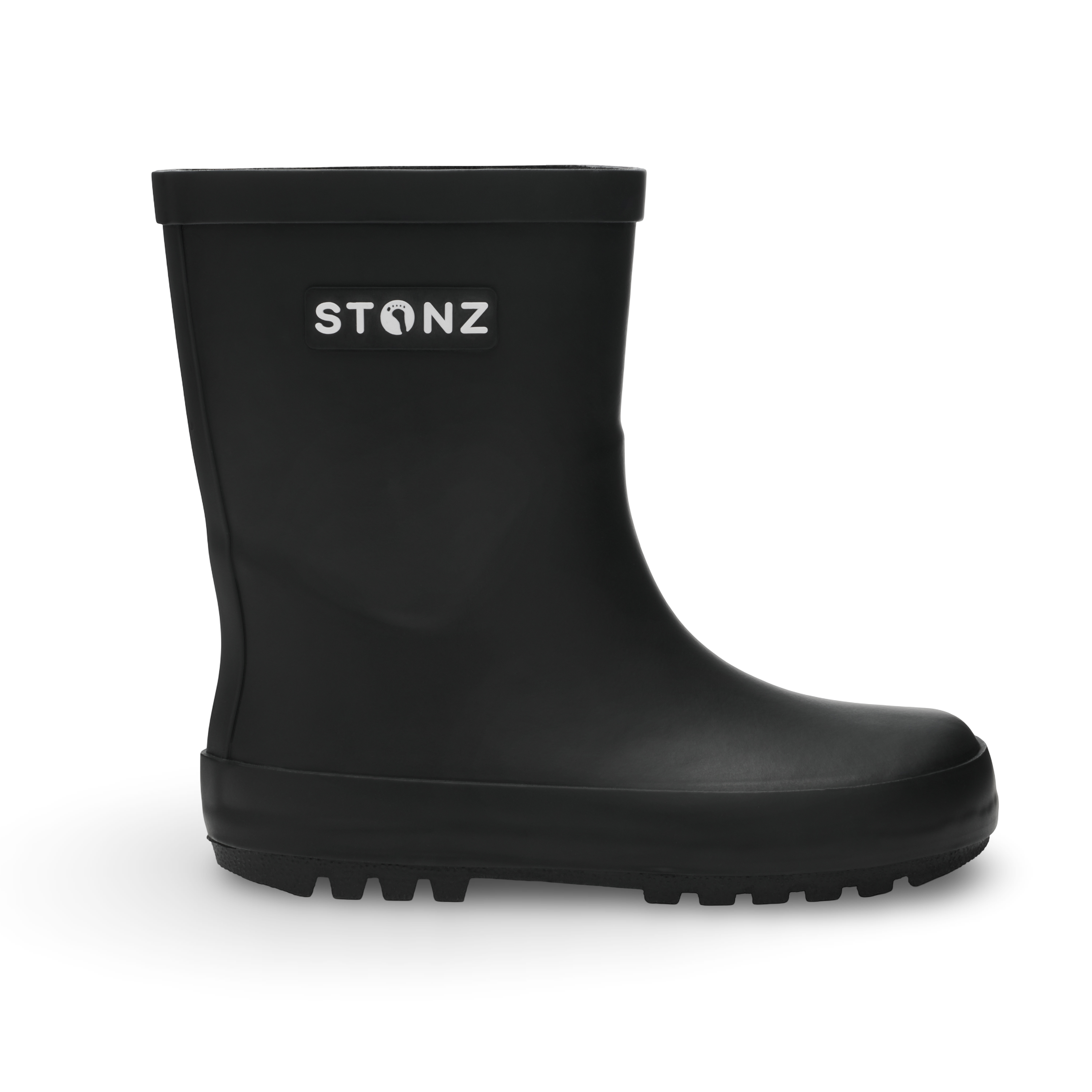 Waterproof Rain Boots for Toddlers and Kids - Stonz alt::Black