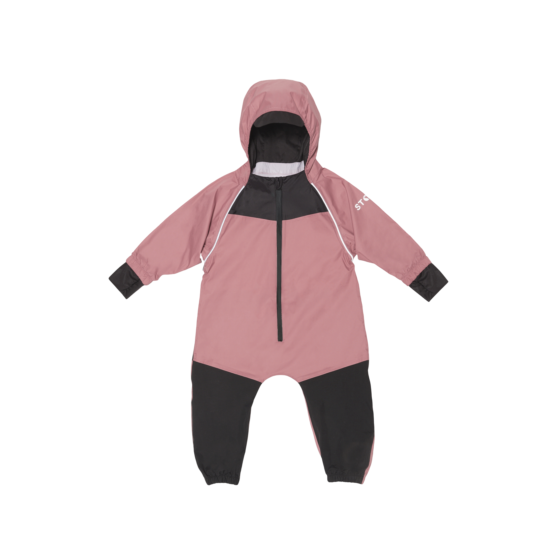 Waterproof Rain Suit for Babies, Toddlers and Kids - Stonz alt::Haze Pink - Lotus