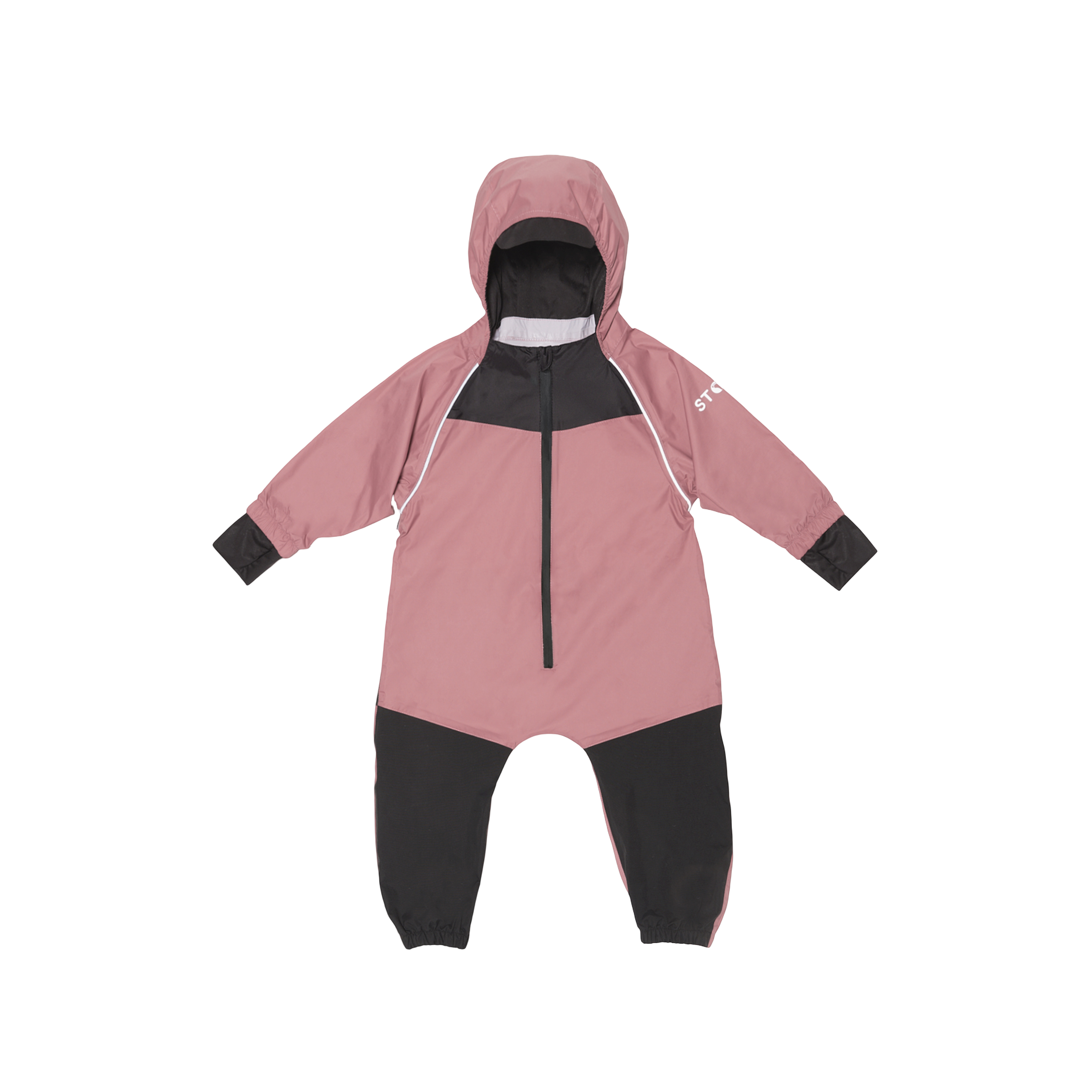 Waterproof Rain Suit for Babies, Toddlers and Kids - Stonz alt::Haze Pink - Lotus