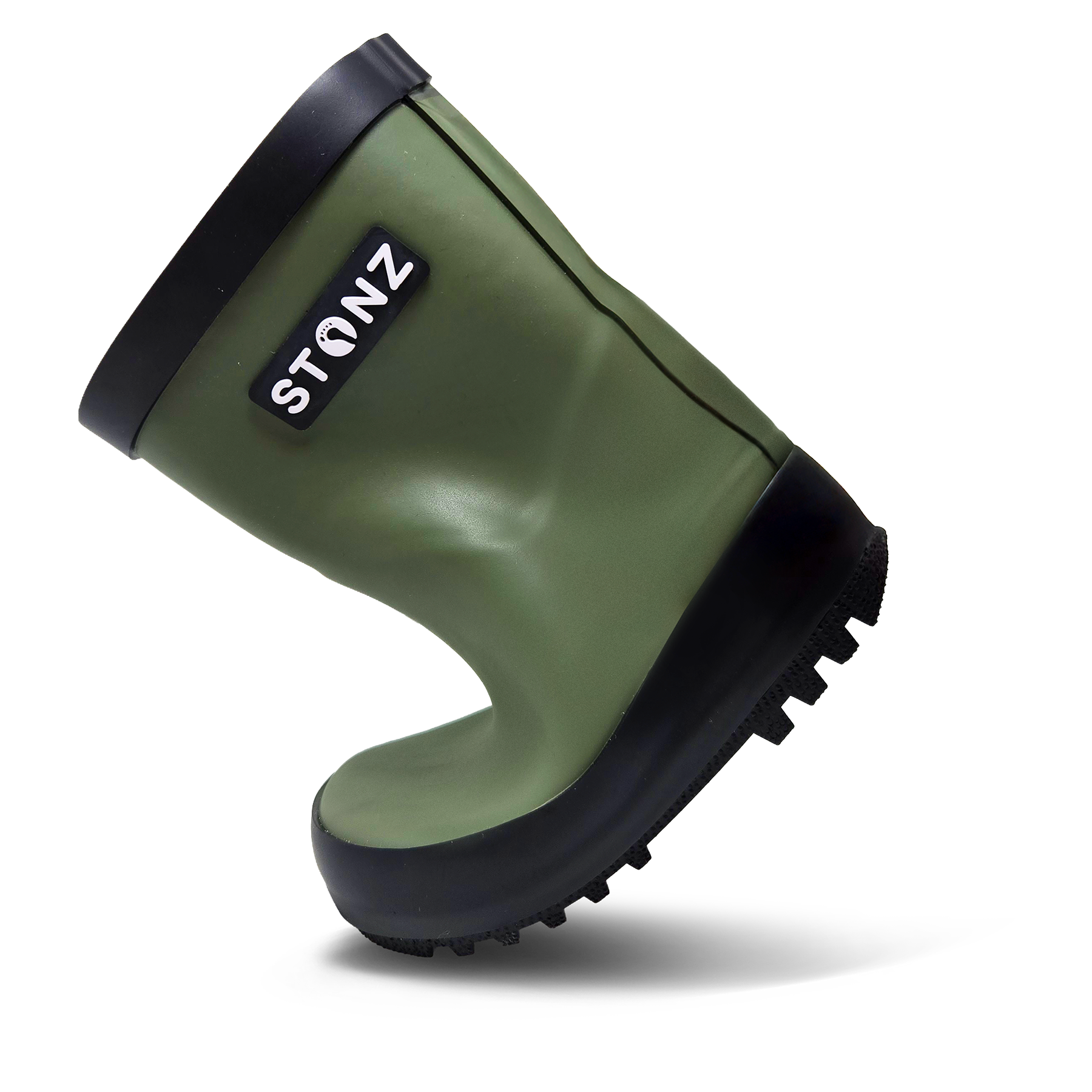Waterproof Rain Boots for Toddlers and Kids - Stonz alt::Cypress/Black