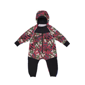 Stonz Rain suit in holly color front view.