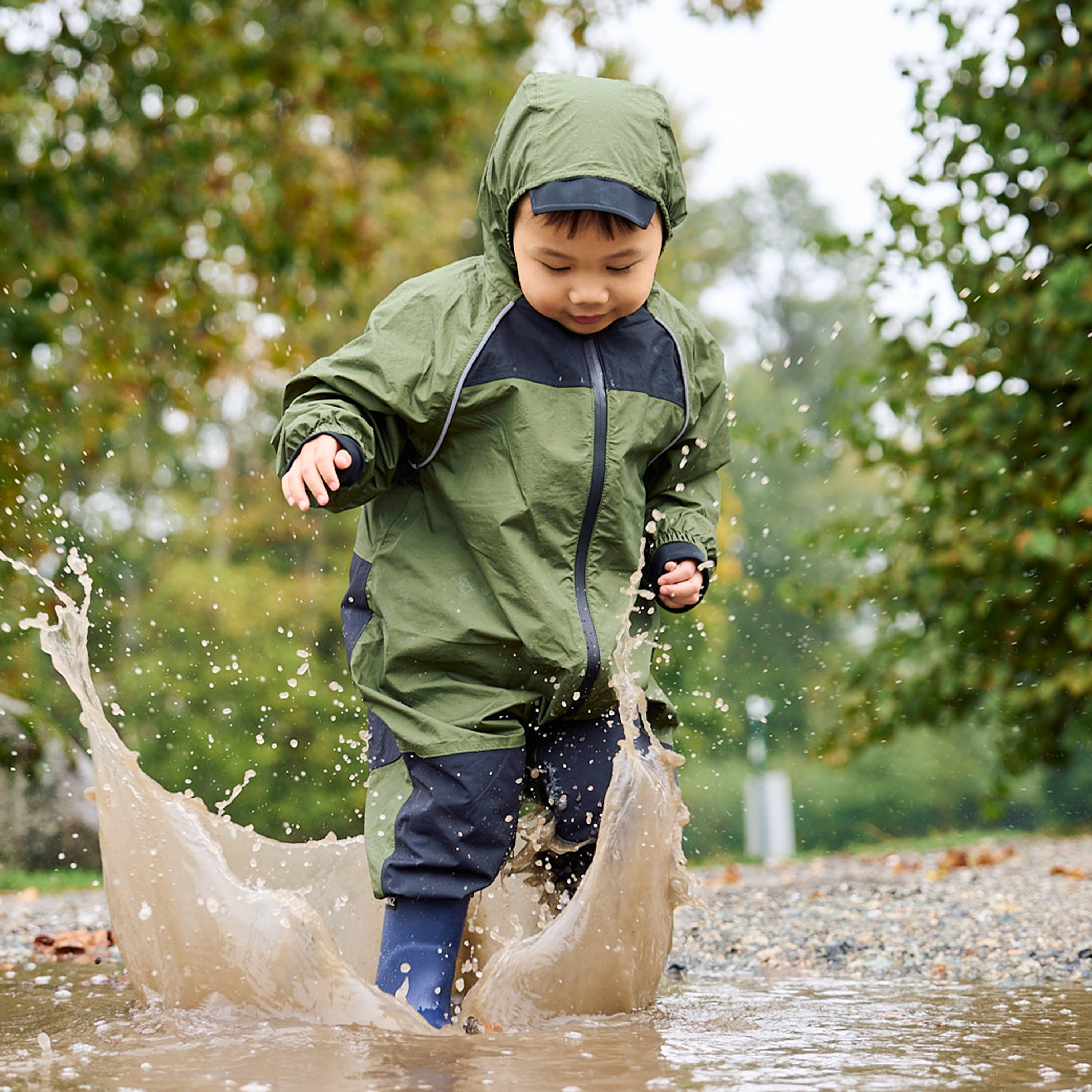 Waterproof Rain Suit for Babies, Toddlers and Kids - Stonz alt::Cypress