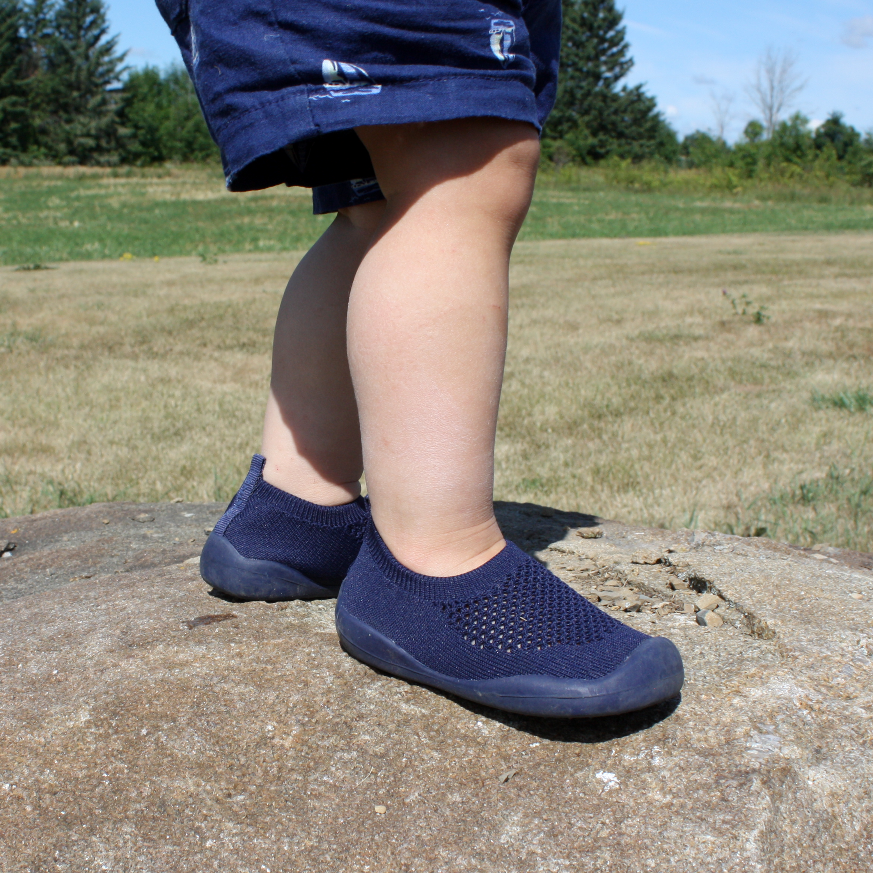 Roamer Knit Water Shoe for Babies and Toddlers - Stonz alt::Navy