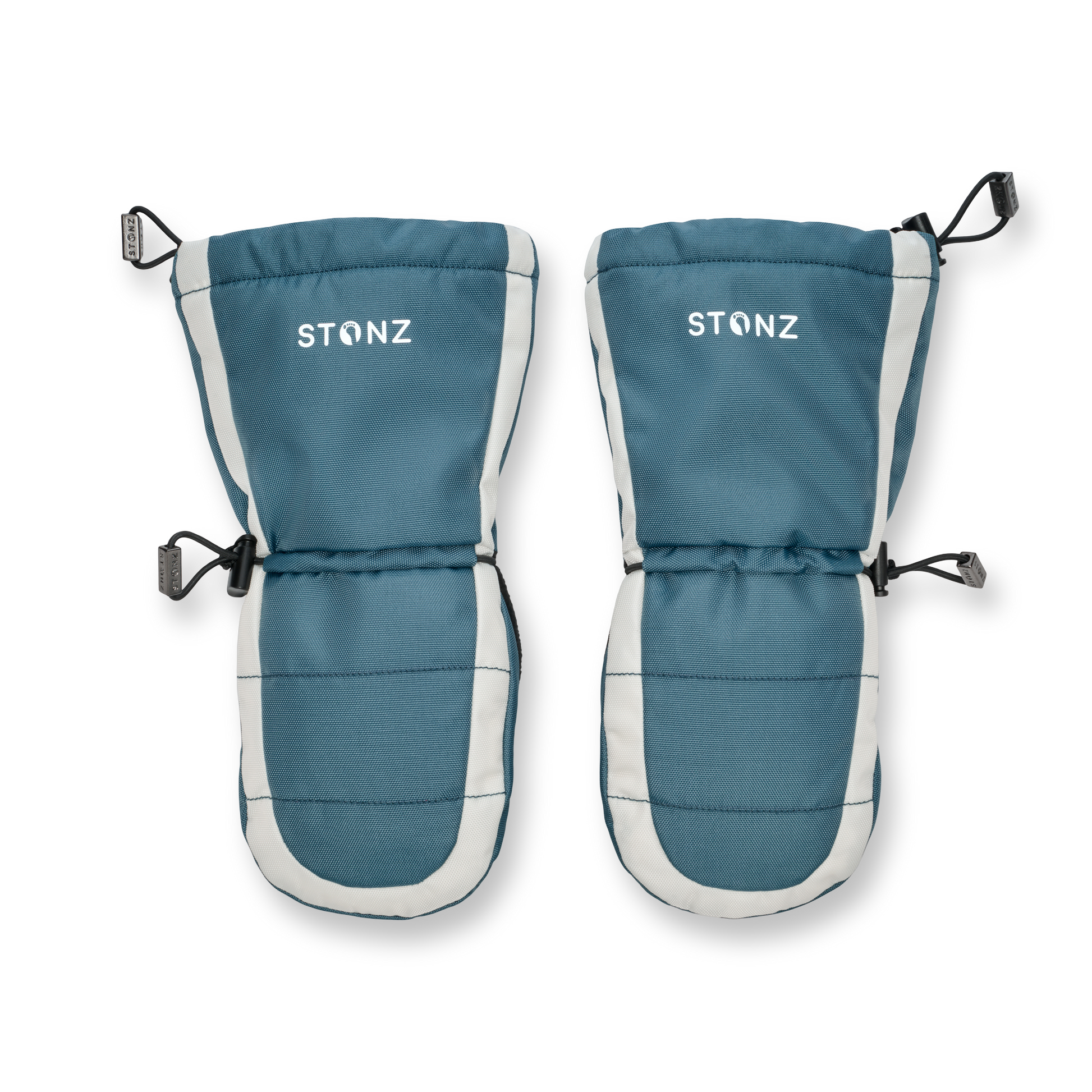 Snow Mitt Kid - Easy-on, Insulated, Waterproof Mittens - Stonz alt::Denim/Ivory