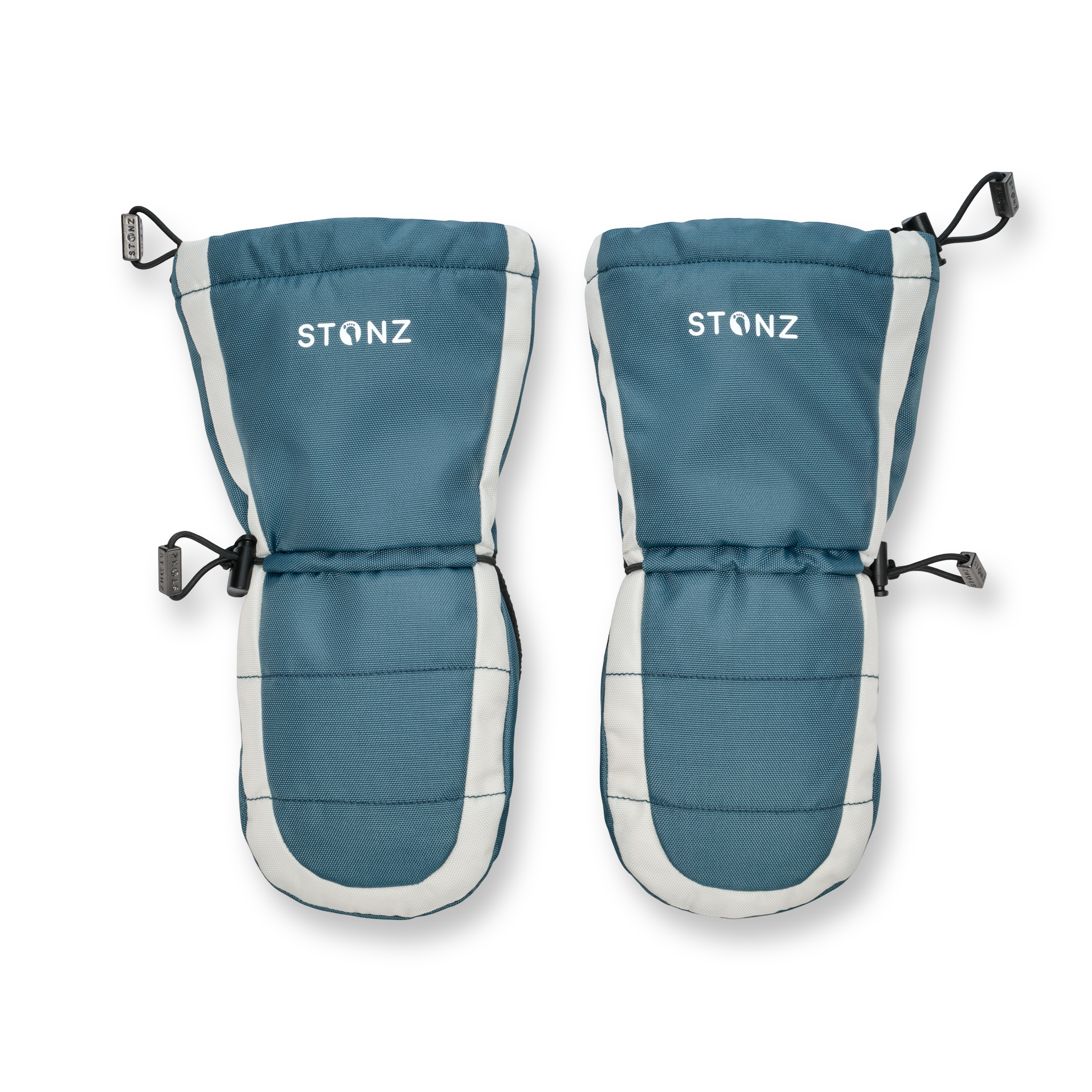 Snow Mitt Kid - Easy-on, Insulated, Waterproof Mittens - Stonz alt::Denim/Ivory