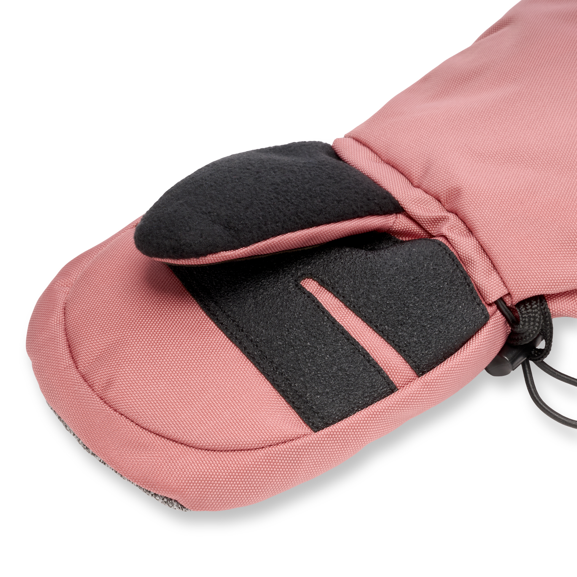 Snow Mitt Kid - Easy-on, Insulated, Waterproof Mittens - Stonz alt::Dusty Rose/Heather Grey
