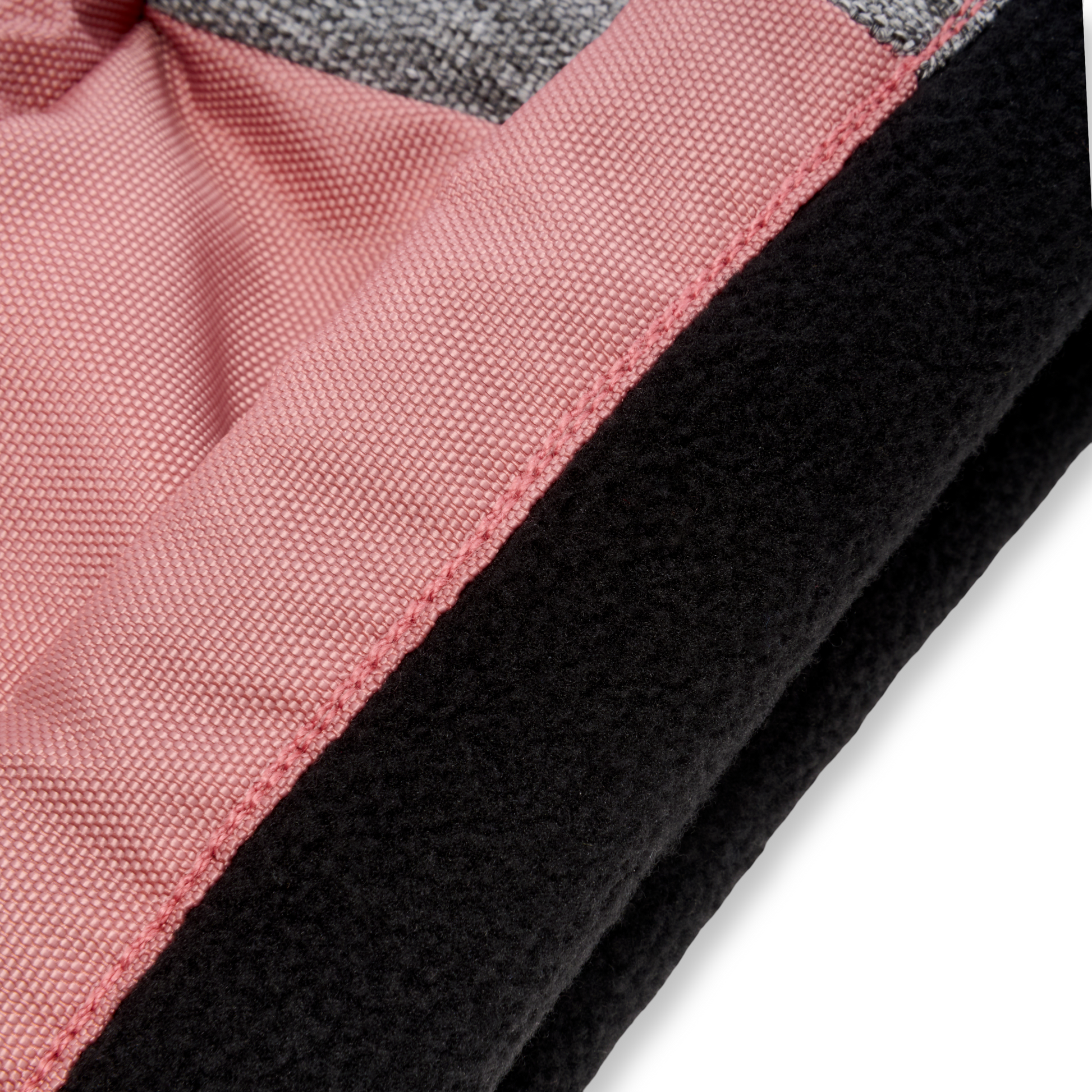 Snow Mitt Kid - Easy-on, Insulated, Waterproof Mittens - Stonz alt::Dusty Rose/Heather Grey
