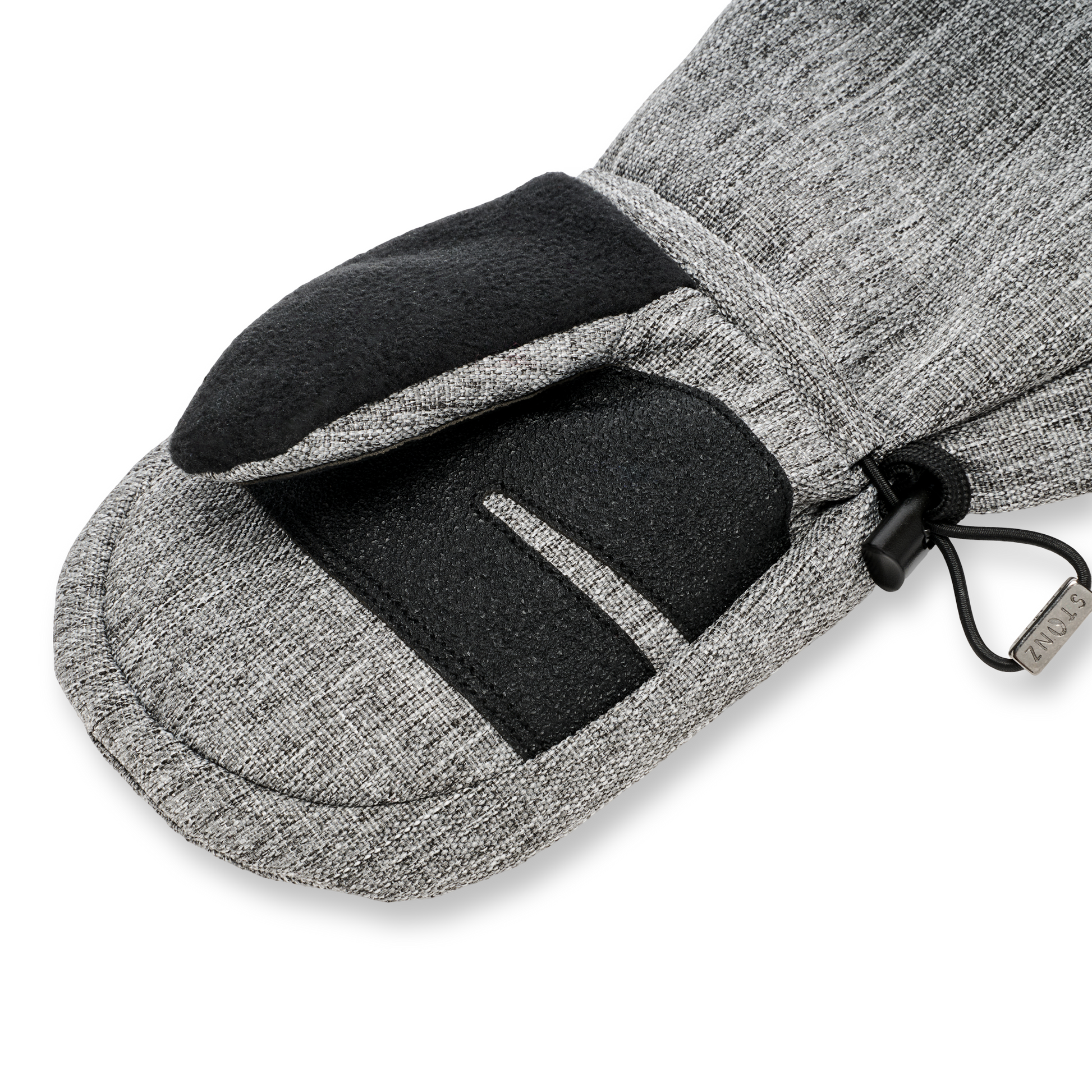 Snow Mitt Kid - Easy-on, Insulated, Waterproof Mittens - Stonz alt::Heather Grey