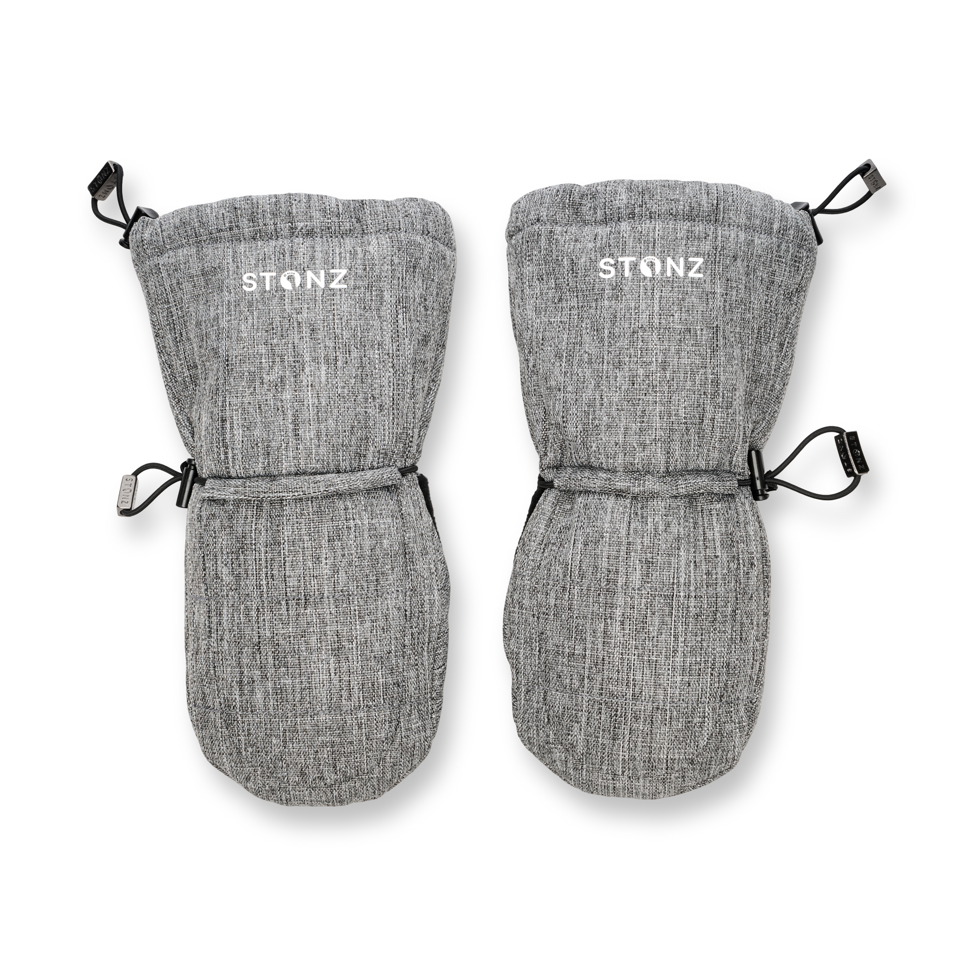 Snow Mitt Kid - Easy-on, Insulated, Waterproof Mittens - Stonz alt::Heather Grey