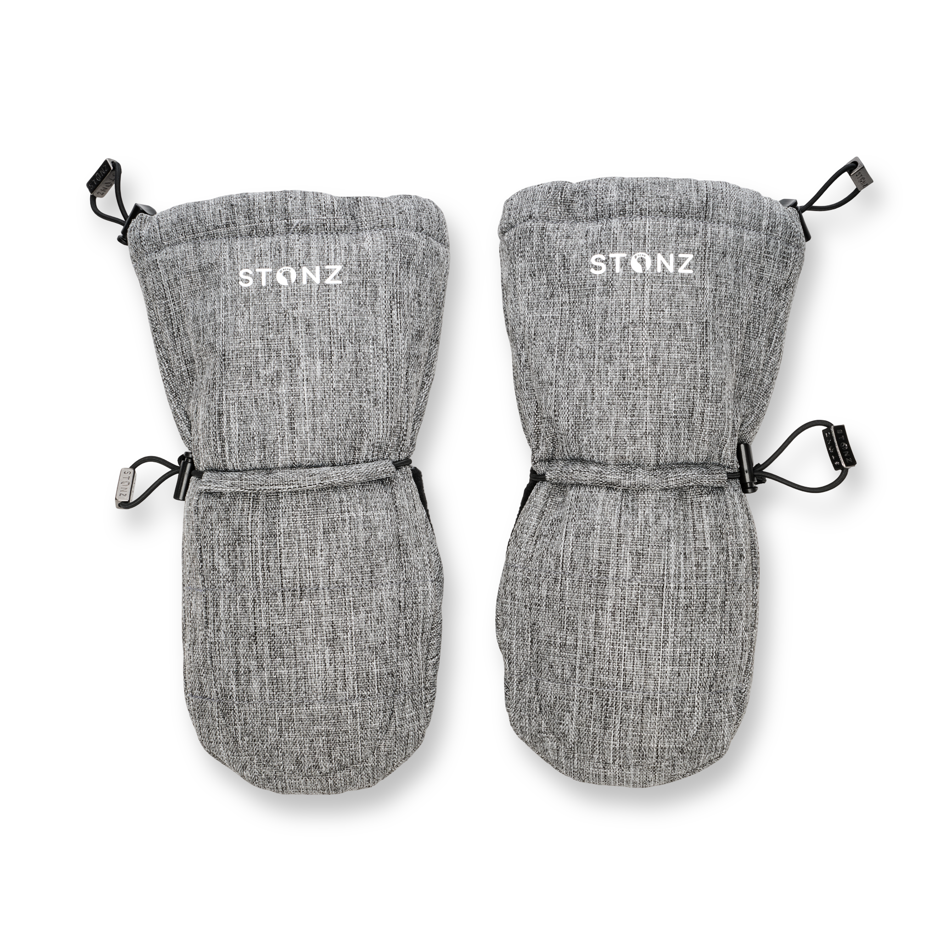 Snow Mitt Kid - Easy-on, Insulated, Waterproof Mittens - Stonz alt::Heather Grey
