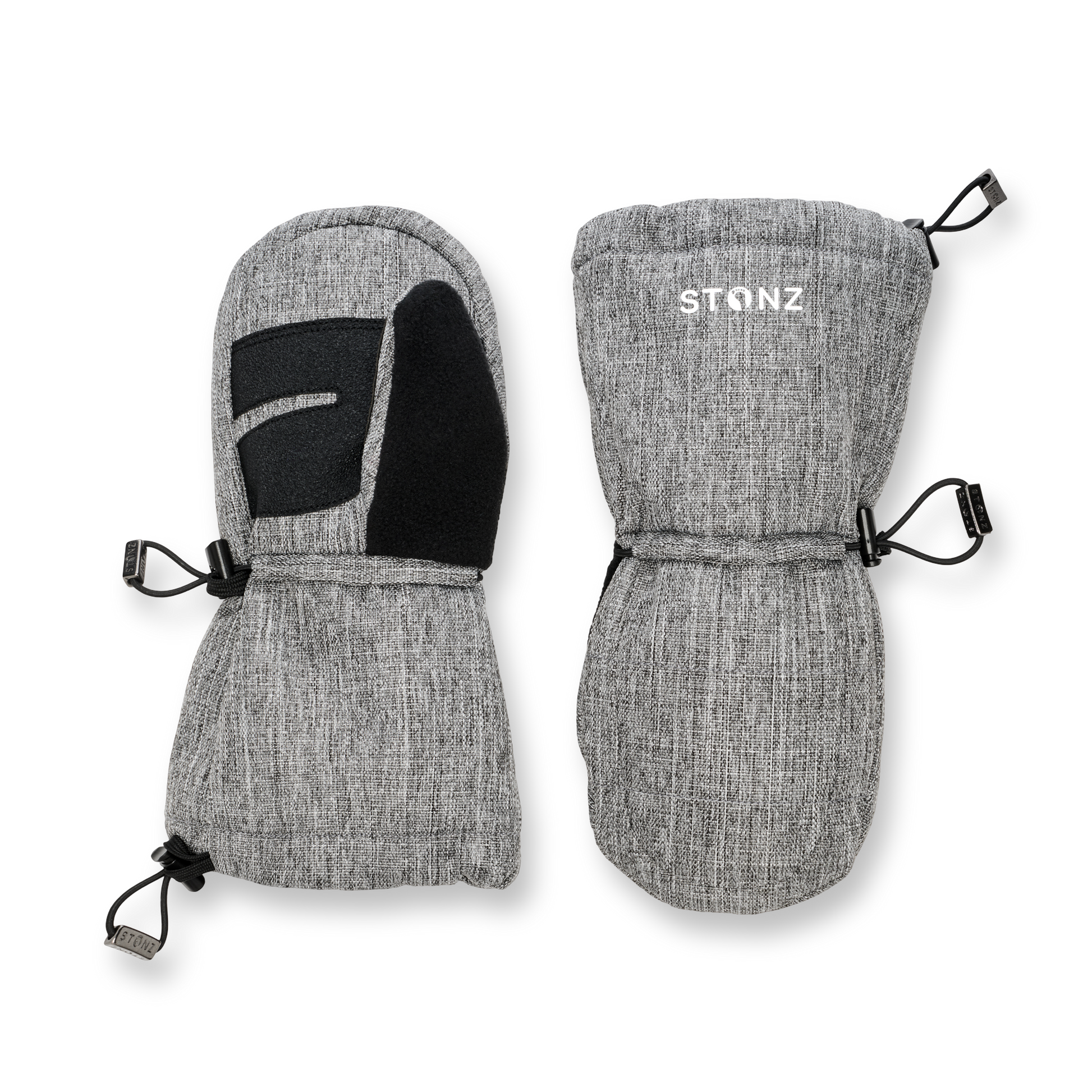 Snow Mitt Kid - Easy-on, Insulated, Waterproof Mittens - Stonz alt::Heather Grey