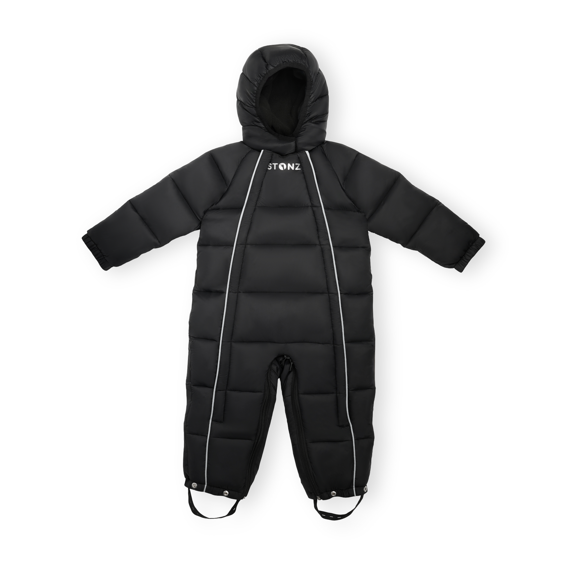 2-in-1 Snow Suit – Water-Resistant, Insulated, Converts to a Bunting Bag - Stonz alt::Black