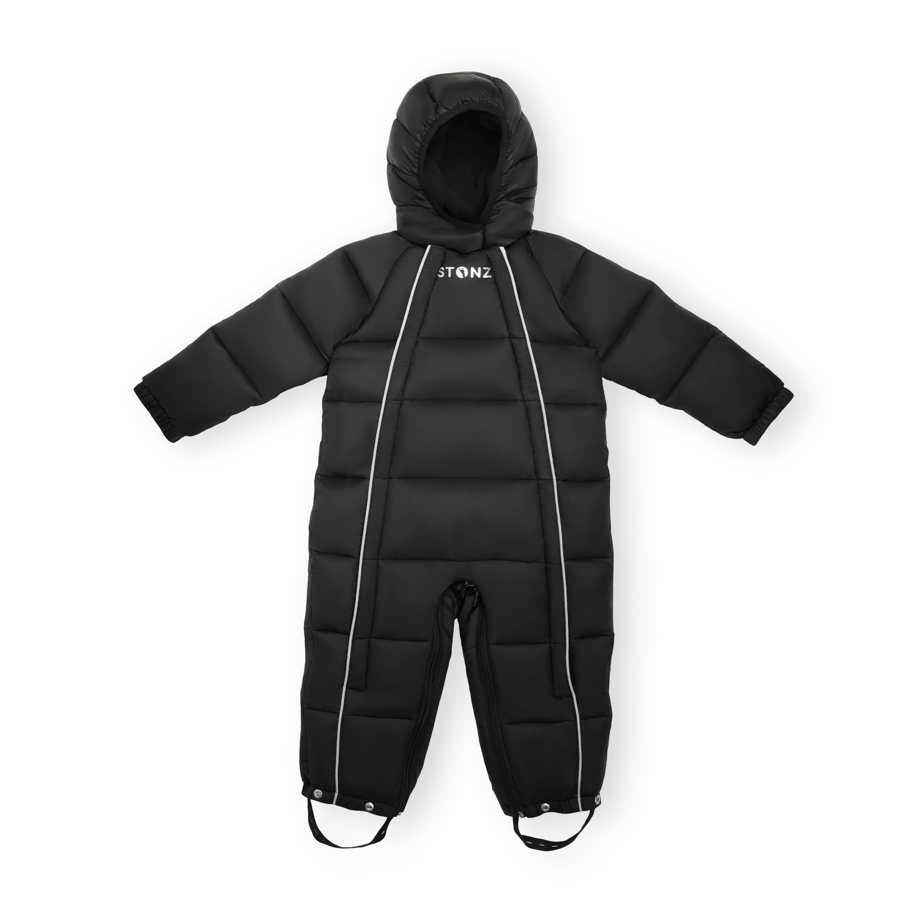 2-in-1 Snow Suit – Water-Resistant, Insulated, Converts to a Bunting Bag - Stonz alt::Black