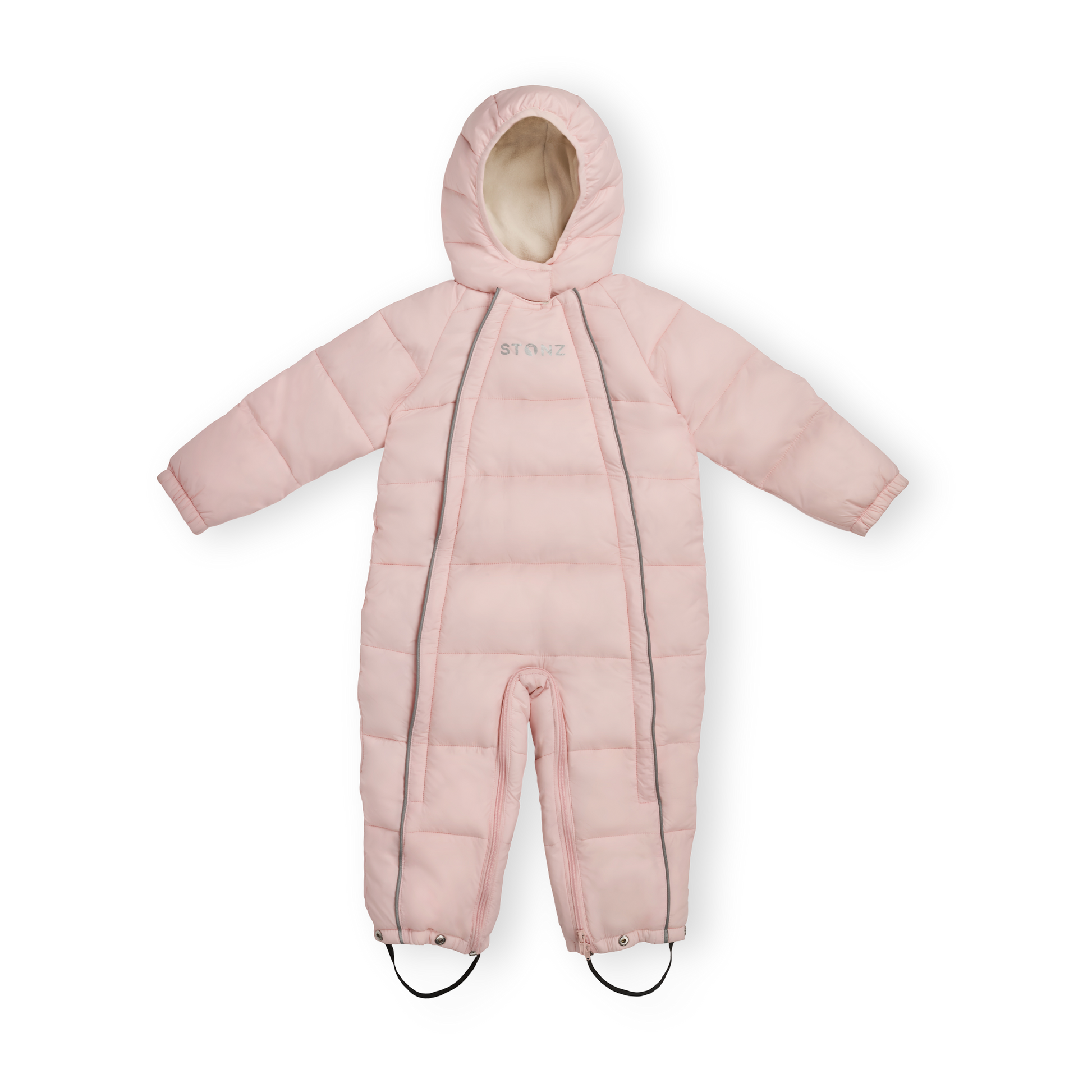 2-in-1 Snow Suit – Water-Resistant, Insulated, Converts to a Bunting Bag - Stonz alt::Haze Pink