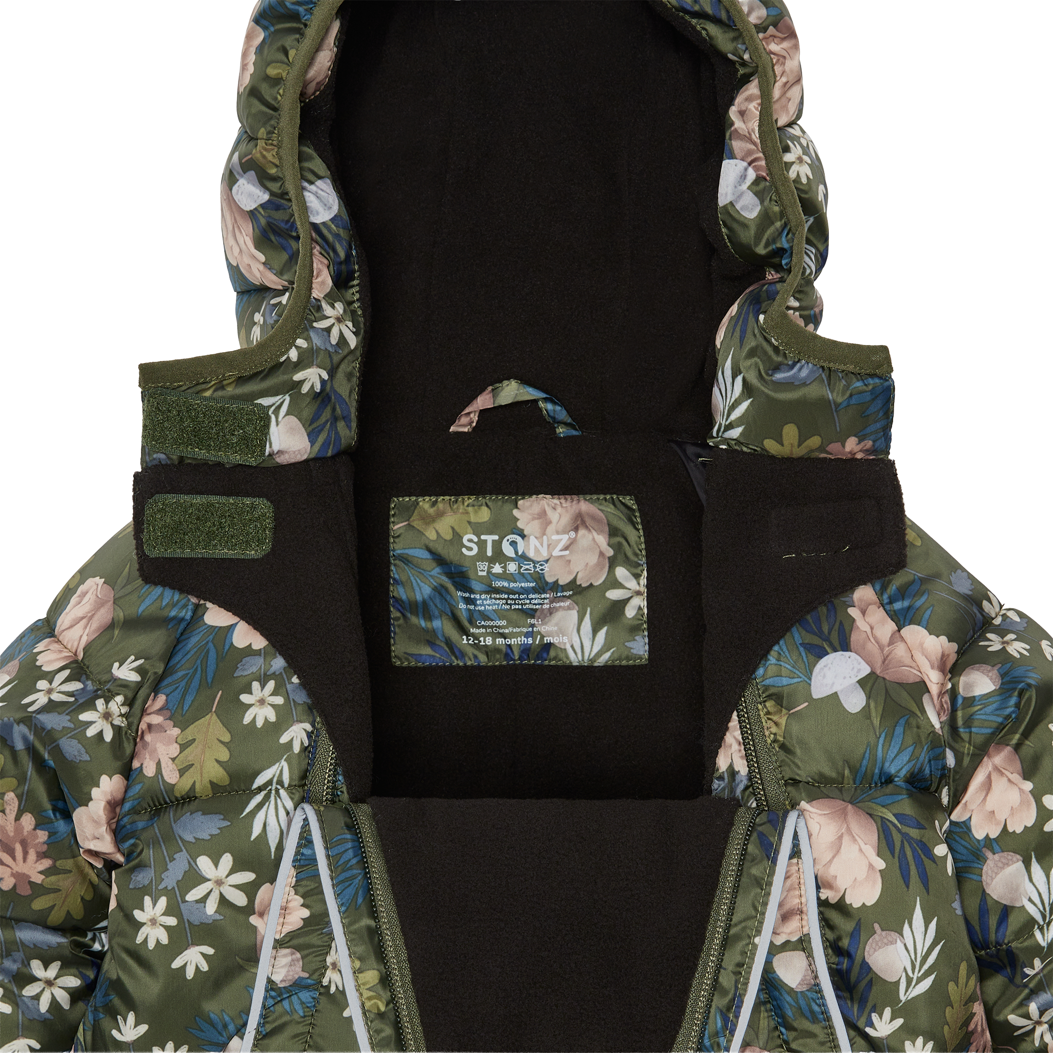 2-in-1 Snow Suit – Water-Resistant, Insulated, Converts to a Bunting Bag - Stonz alt::Woodland