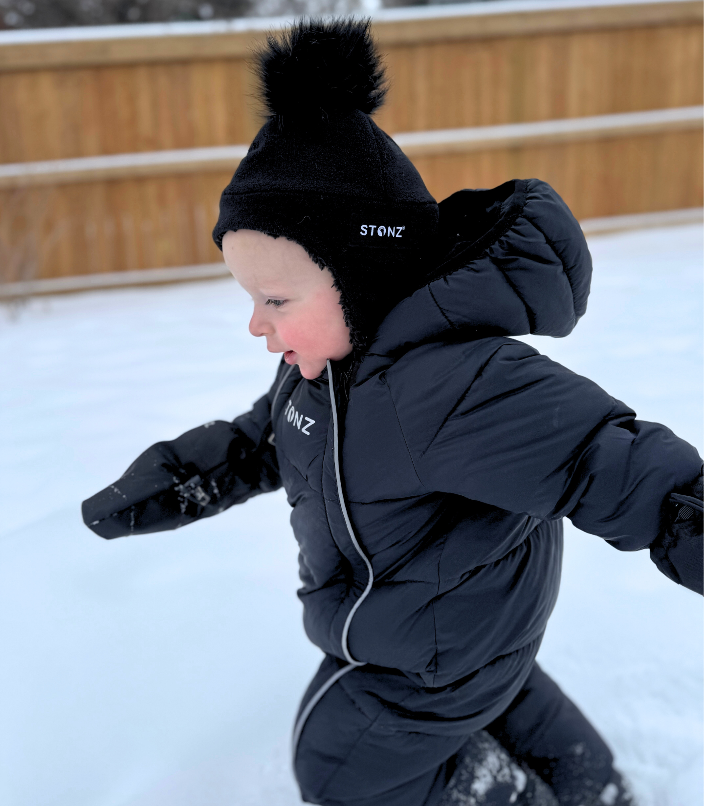 2-in-1 Snow Suit – Water-Resistant, Insulated, Converts to a Bunting Bag - Stonz alt::Black