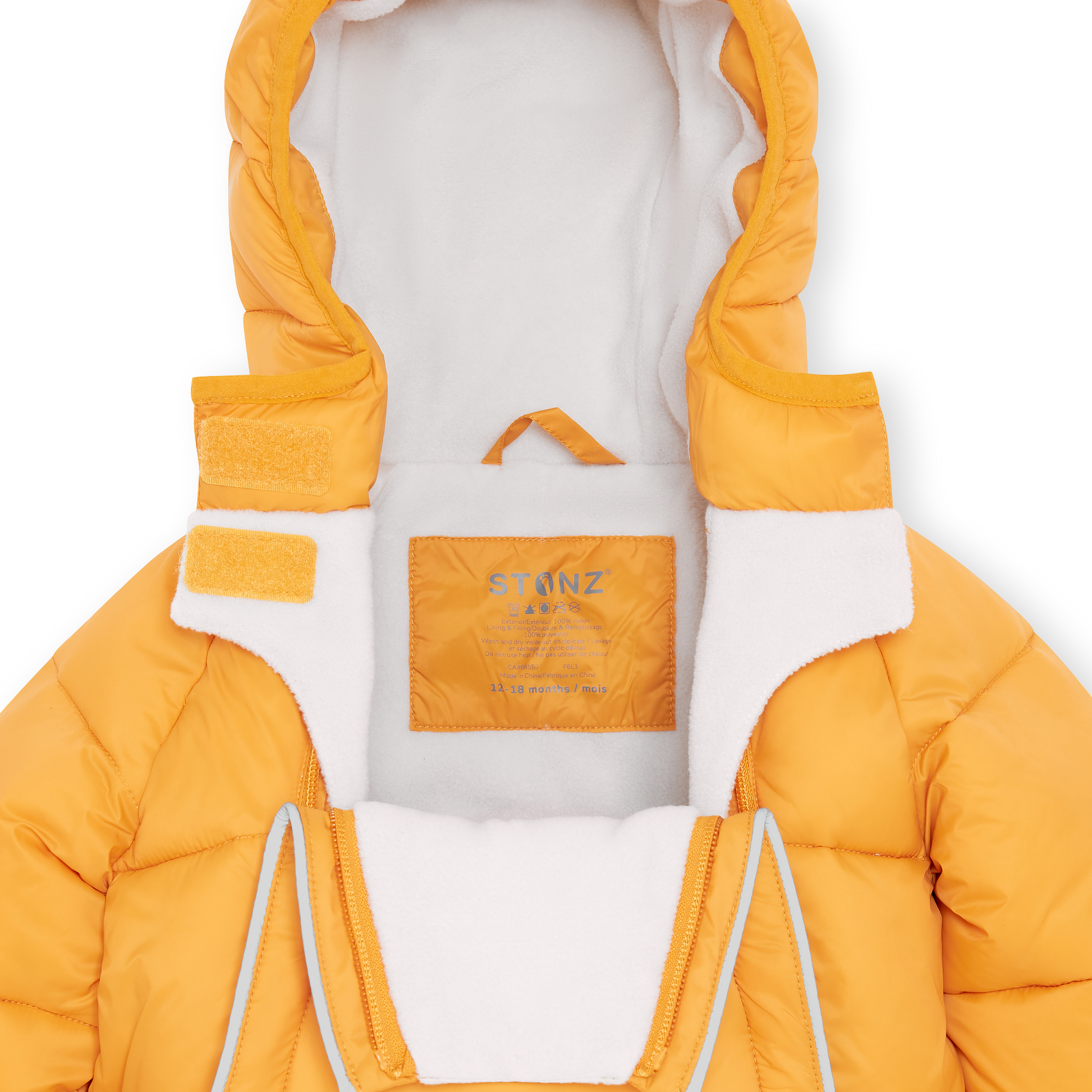 2-in-1 Snow Suit – Water-Resistant, Insulated, Converts to a Bunting Bag - Stonz alt::Sunflower