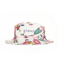 Stonz bucket hat in Awesome blossom front view