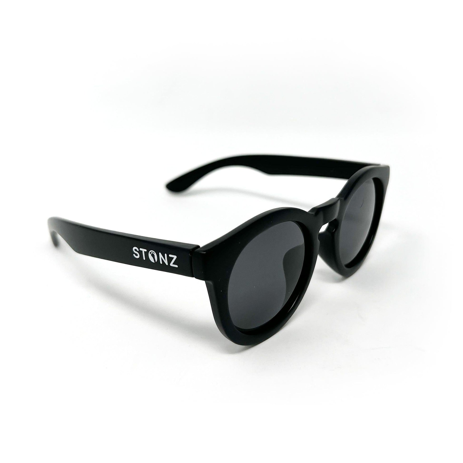 Eco Sunnies – Polarized UV 400 Sunglasses for Toddlers & Kids - Stonz alt::Black