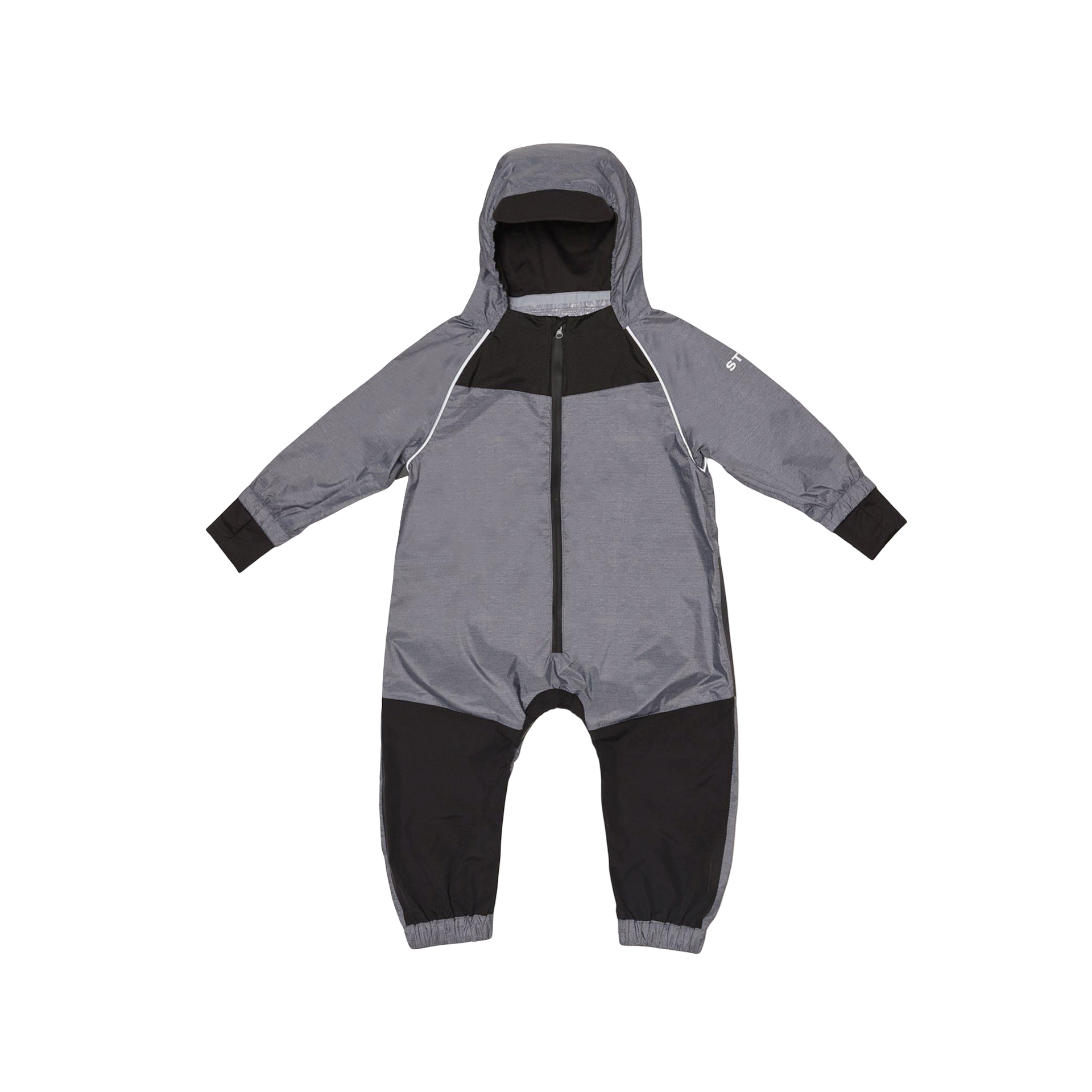 Waterproof Rain Suit for Babies, Toddlers and Kids - Stonz alt::Heather Grey
