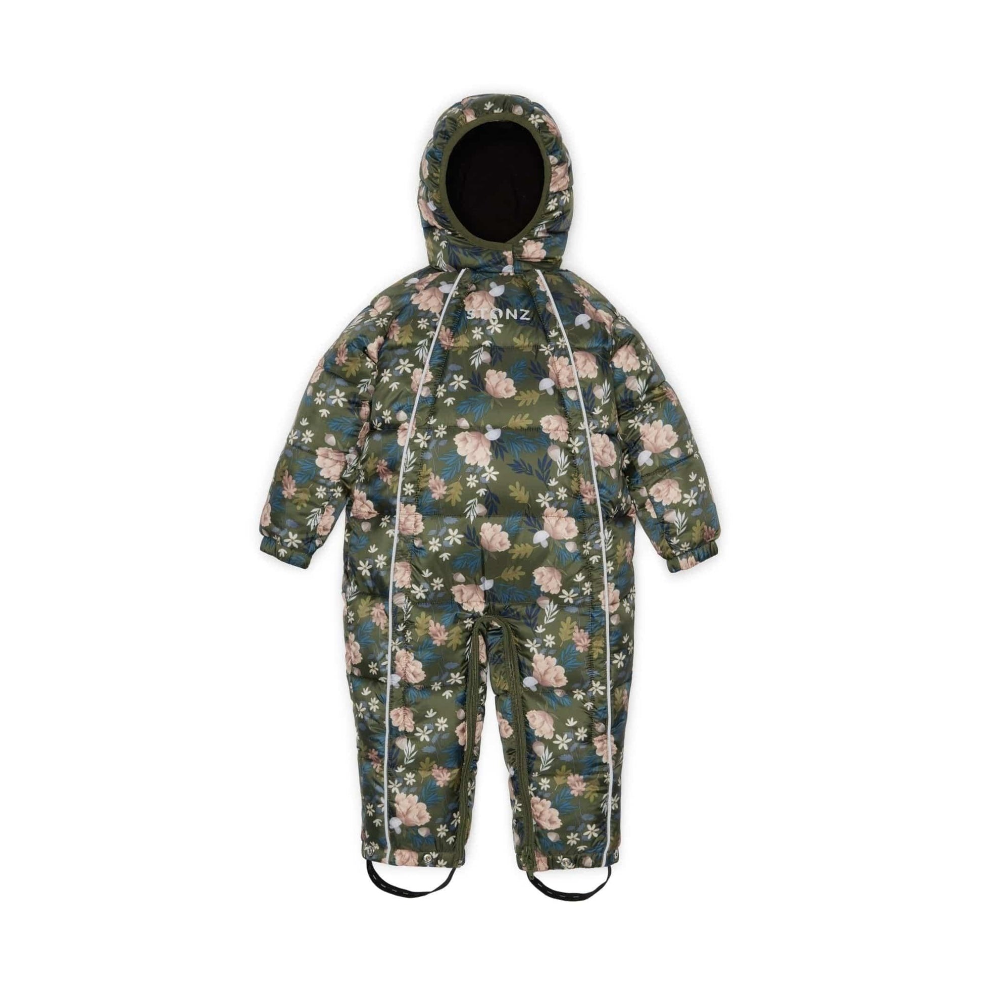 2-in-1 Snow Suit – Water-Resistant, Insulated, Converts to a Bunting Bag - Stonz alt::Woodland