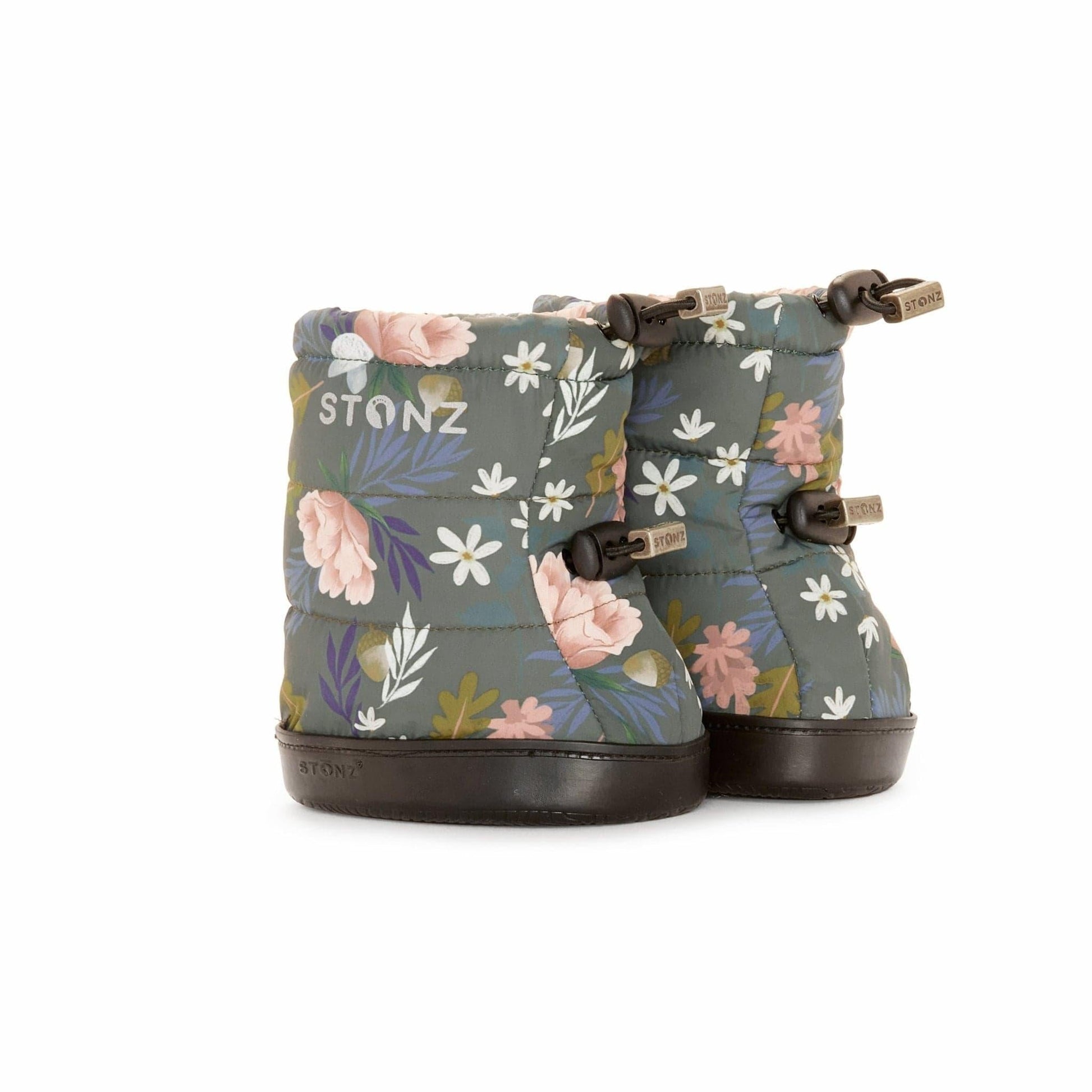 Puffer Bootie Toddler – Insulated, Water-Resistant Cold Weather Booties - Stonz alt::Woodland