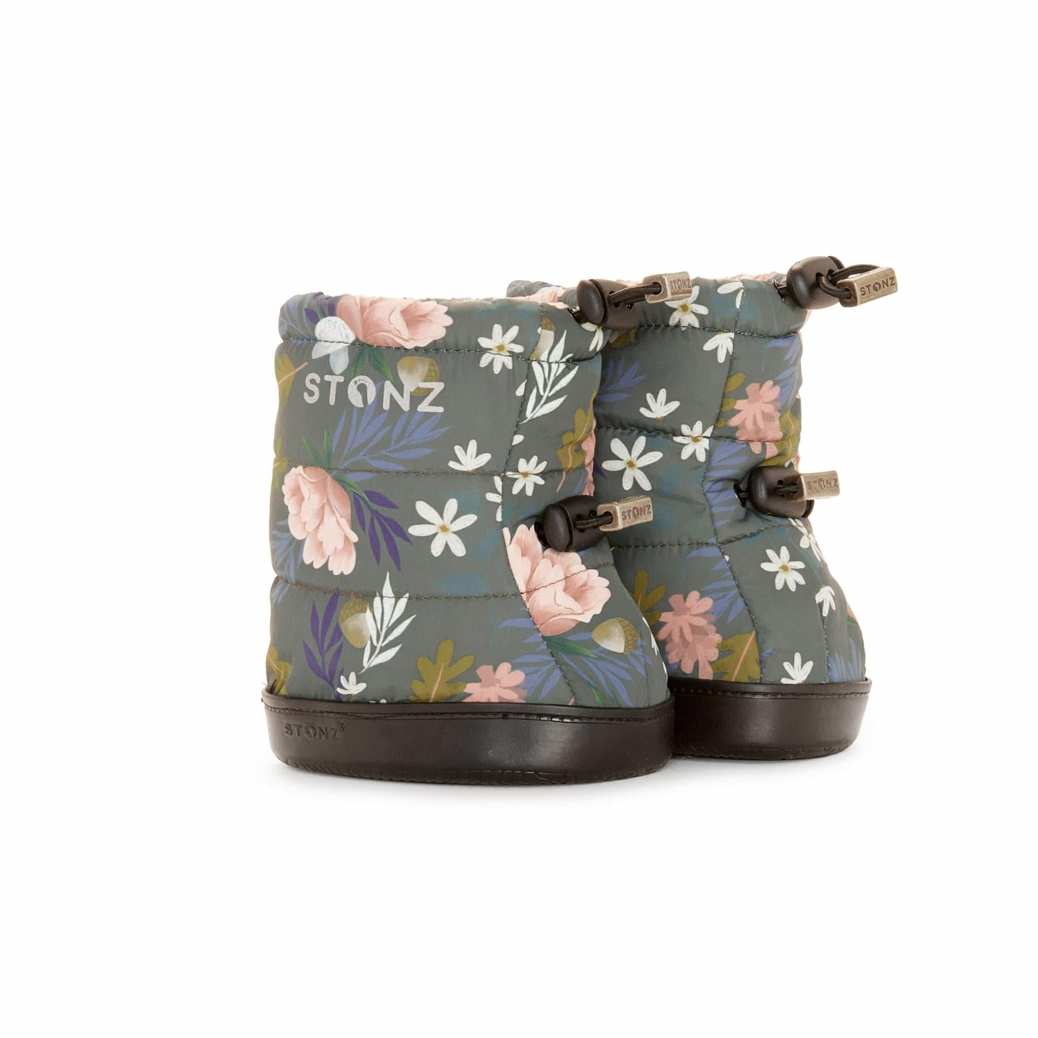 Puffer Bootie Toddler – Insulated, Water-Resistant Cold Weather Booties - Stonz alt::Woodland