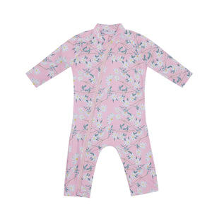 Stonz UV protection Sunsuit in pacific  Blossom Front view