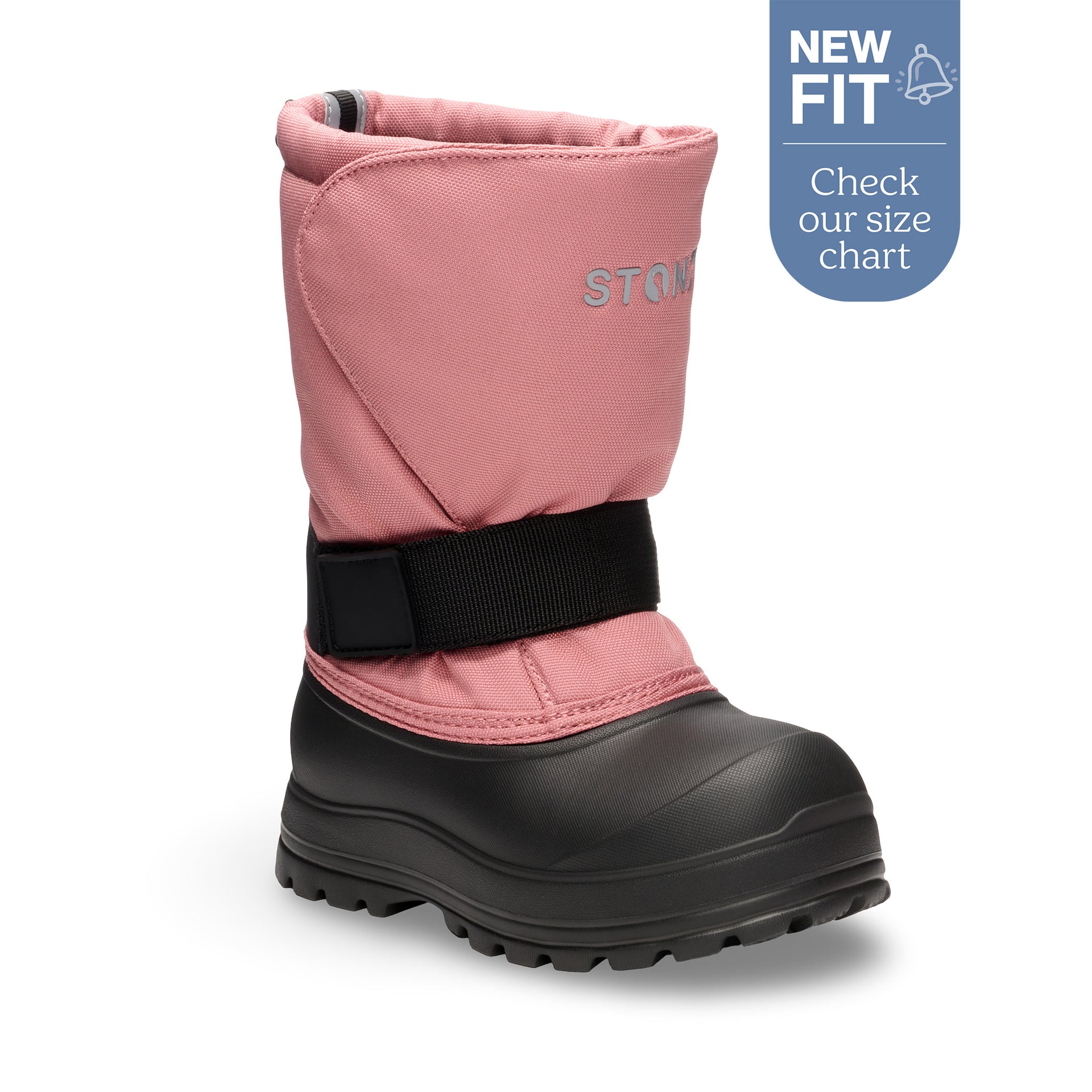 Trek Kid Ultra-Lightweight Insulated Winter Boot with Liner - Stonz alt::Dusty Rose