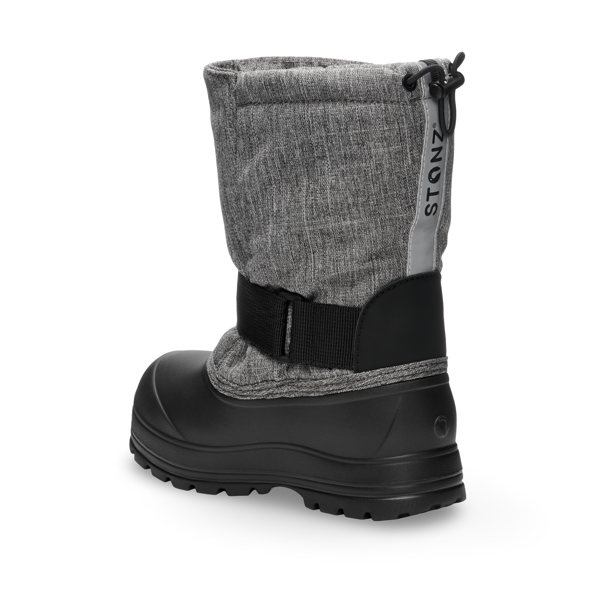 Trek Kid Ultra-Lightweight Insulated Winter Boot with Liner - Stonz alt::Heather Grey