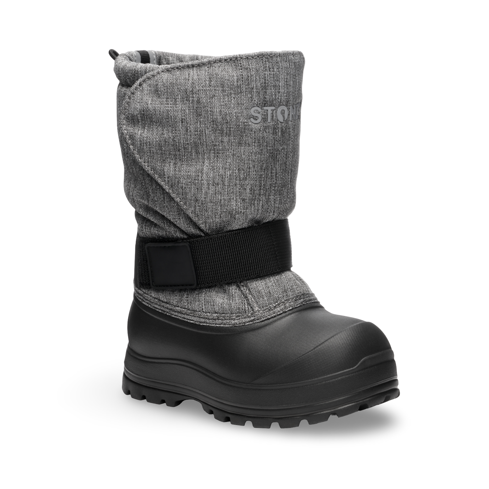 Trek Kid Ultra-Lightweight Insulated Winter Boot with Liner - Stonz alt::Heather Grey