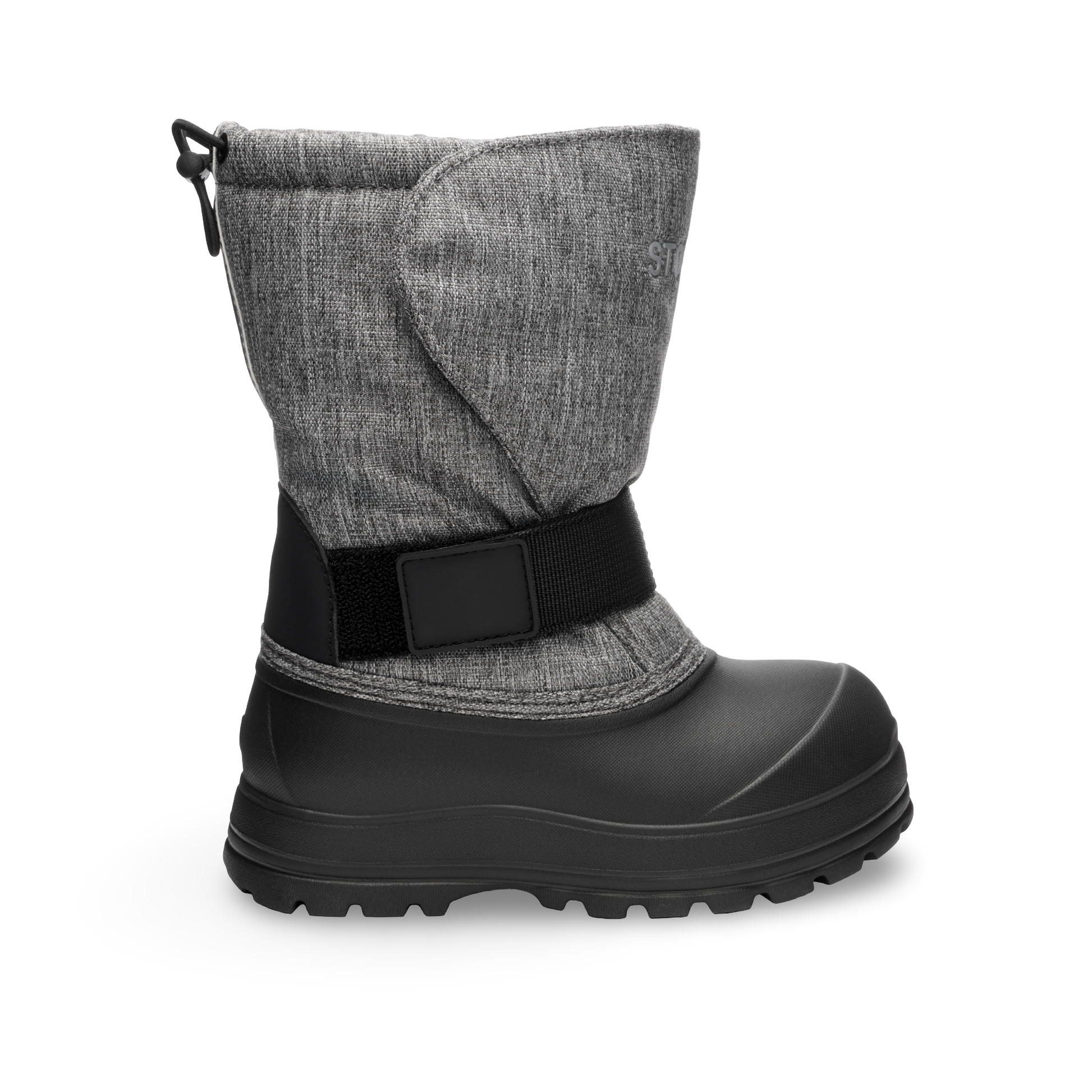 Trek Kid Ultra-Lightweight Insulated Winter Boot with Liner - Stonz alt::Heather Grey