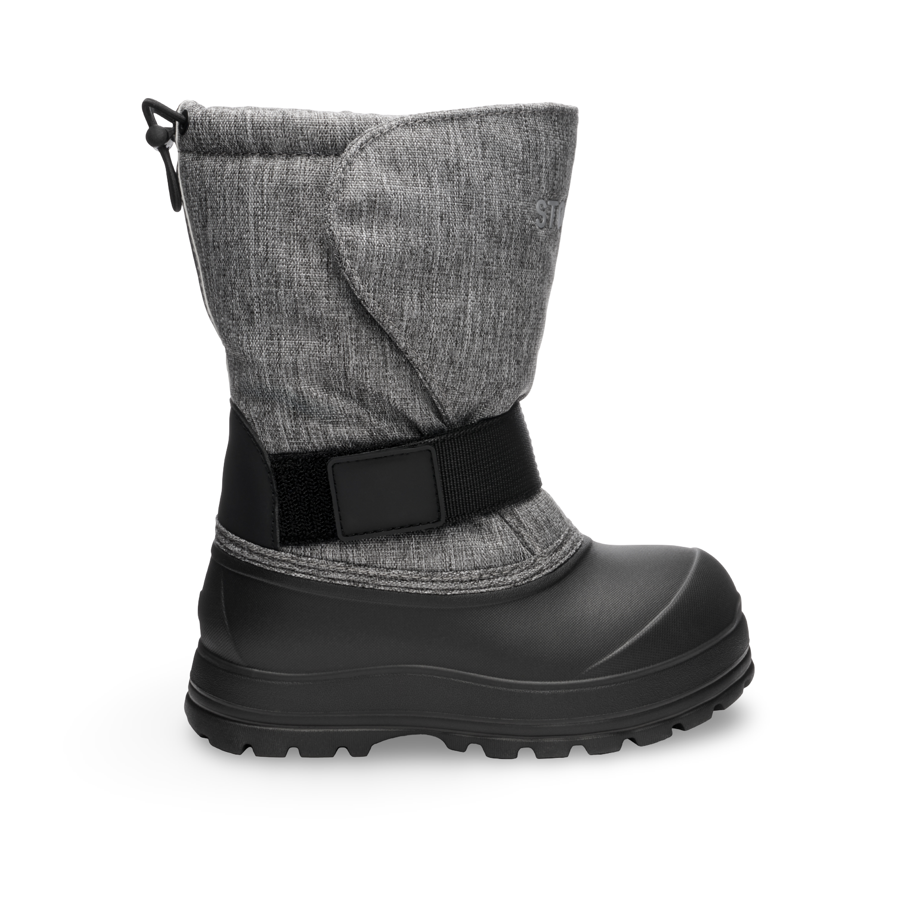 Trek Kid Ultra-Lightweight Insulated Winter Boot with Liner - Stonz alt::Heather Grey