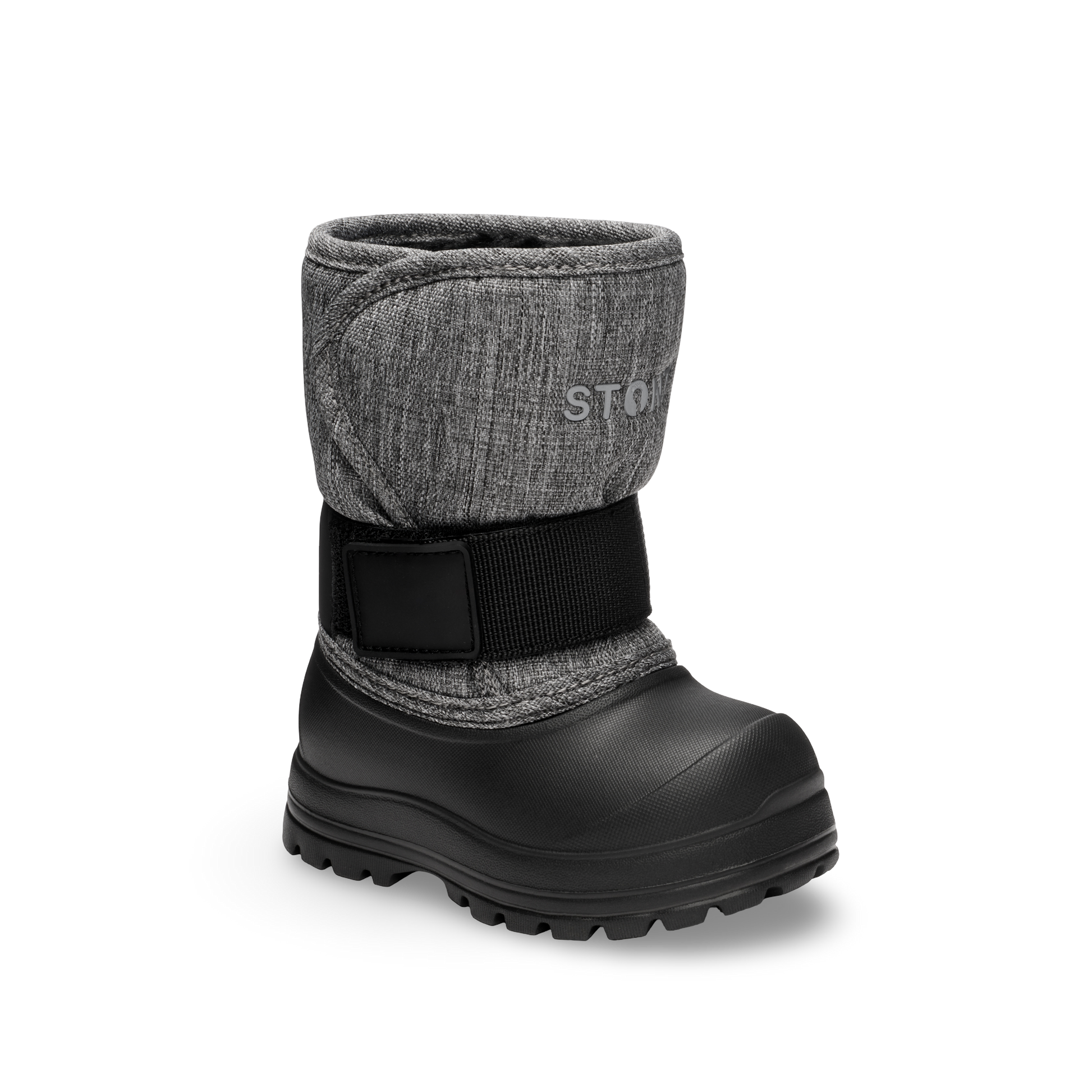 Trek Toddler Lightweight Insulated Winter Boot - Stonz alt::Heather Grey