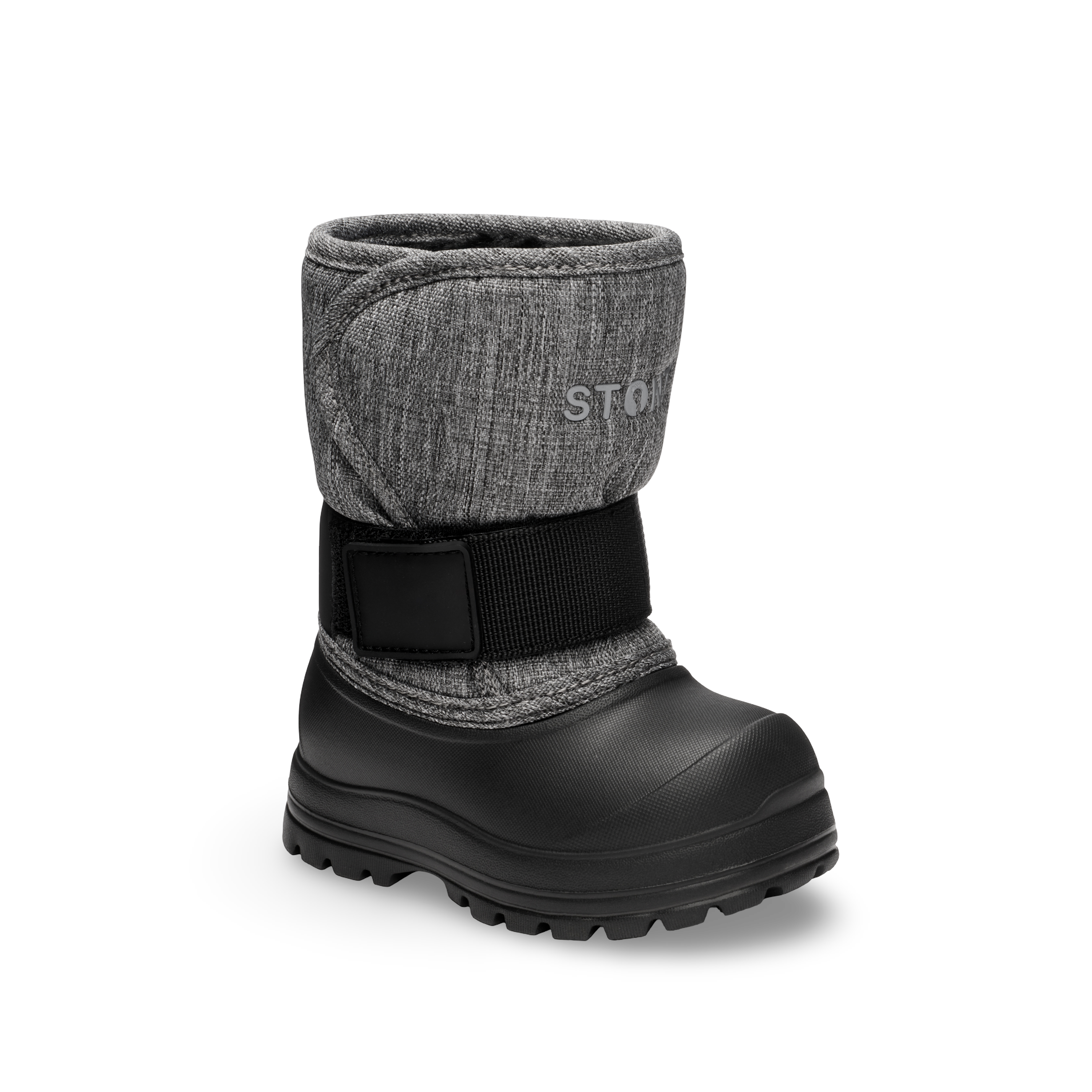 Trek Toddler Lightweight Insulated Winter Boot - Stonz alt::Heather Grey